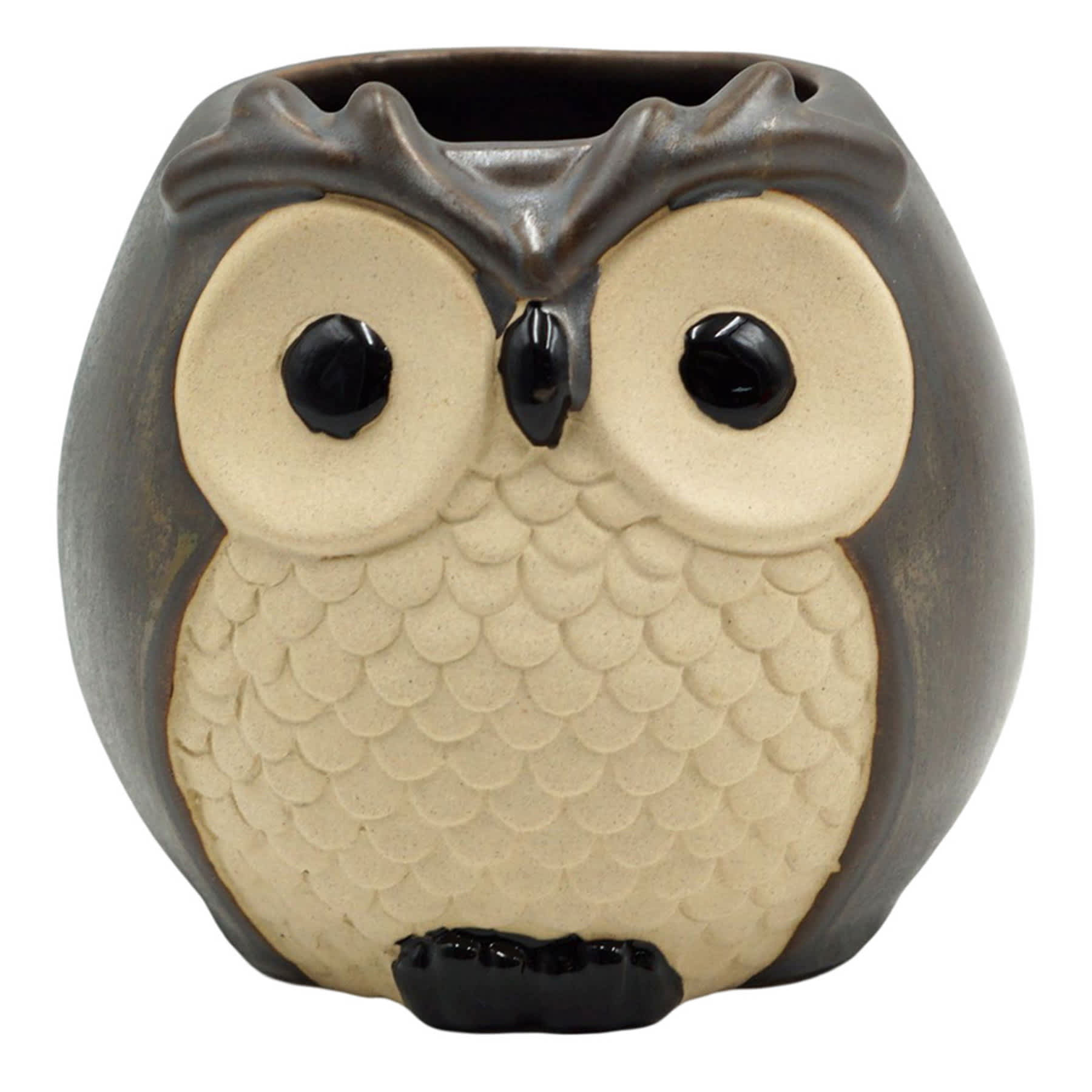 Indoor Owl Planter, 4"