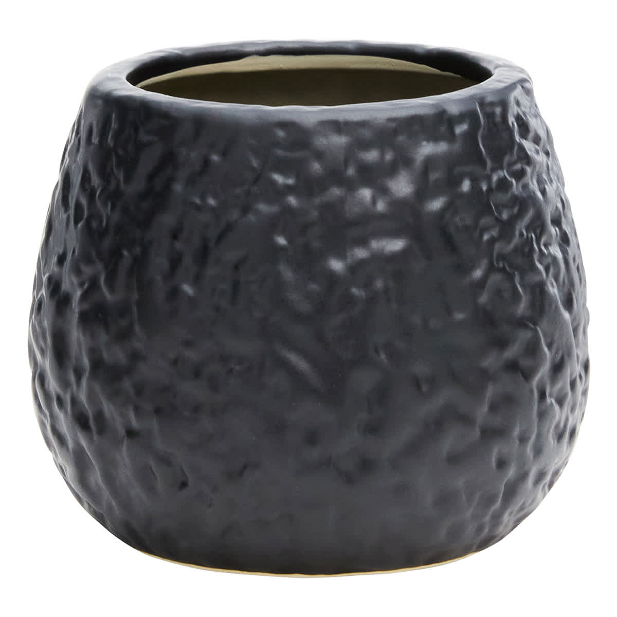 Crosby St. Indoor Black Textured Pot, 4.3"
