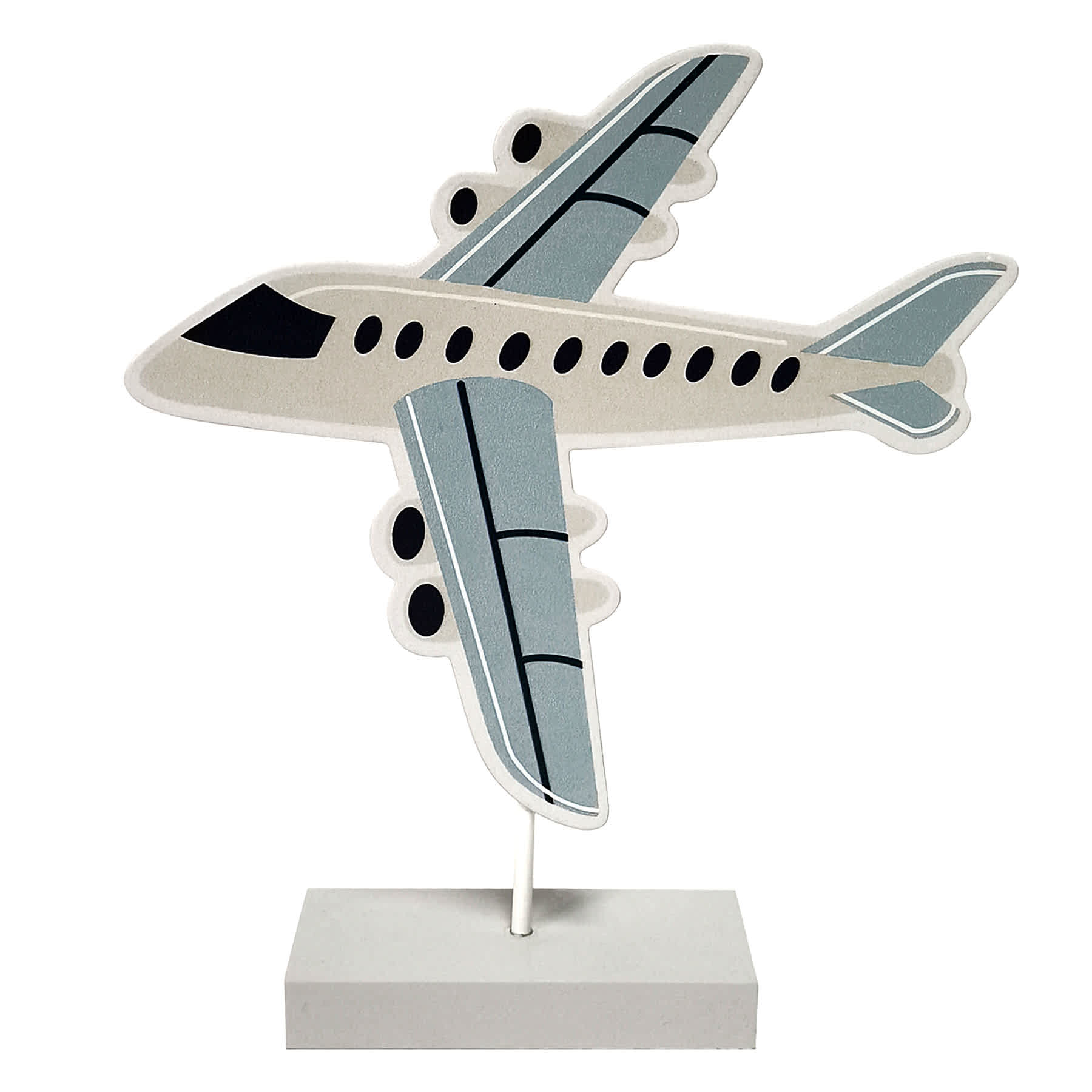 Tiny Dreamers Airplane Decor, 8"