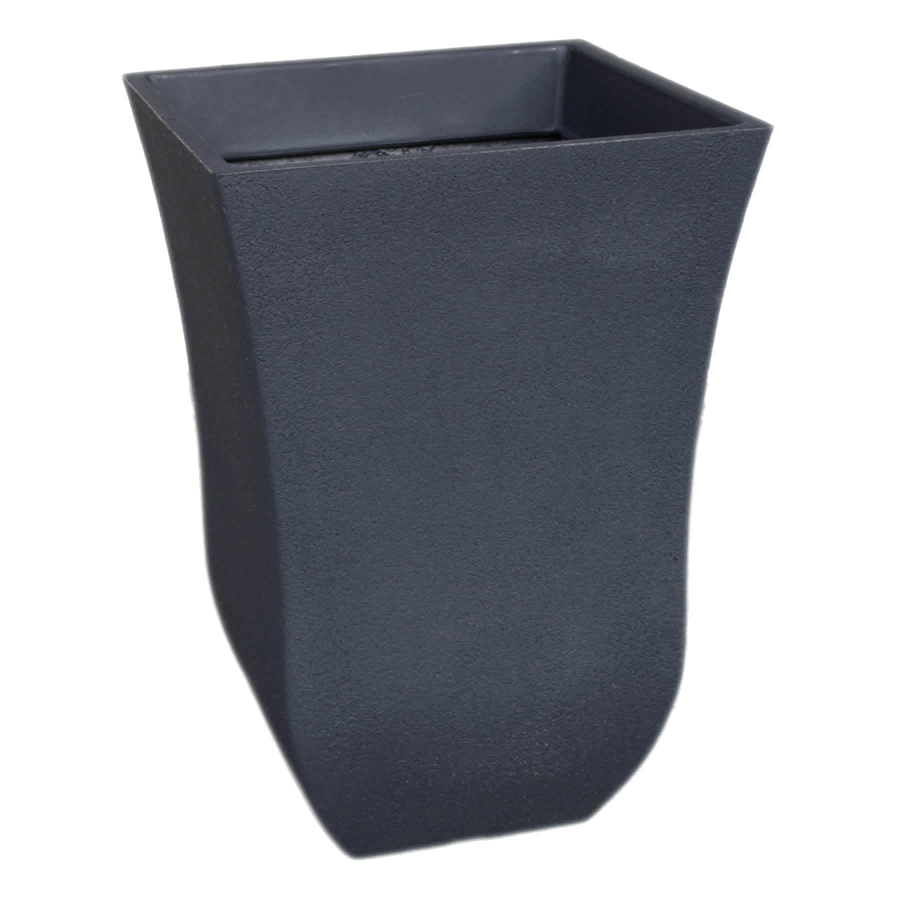 Japi Valencia Black Tall Outdoor Planter, Medium