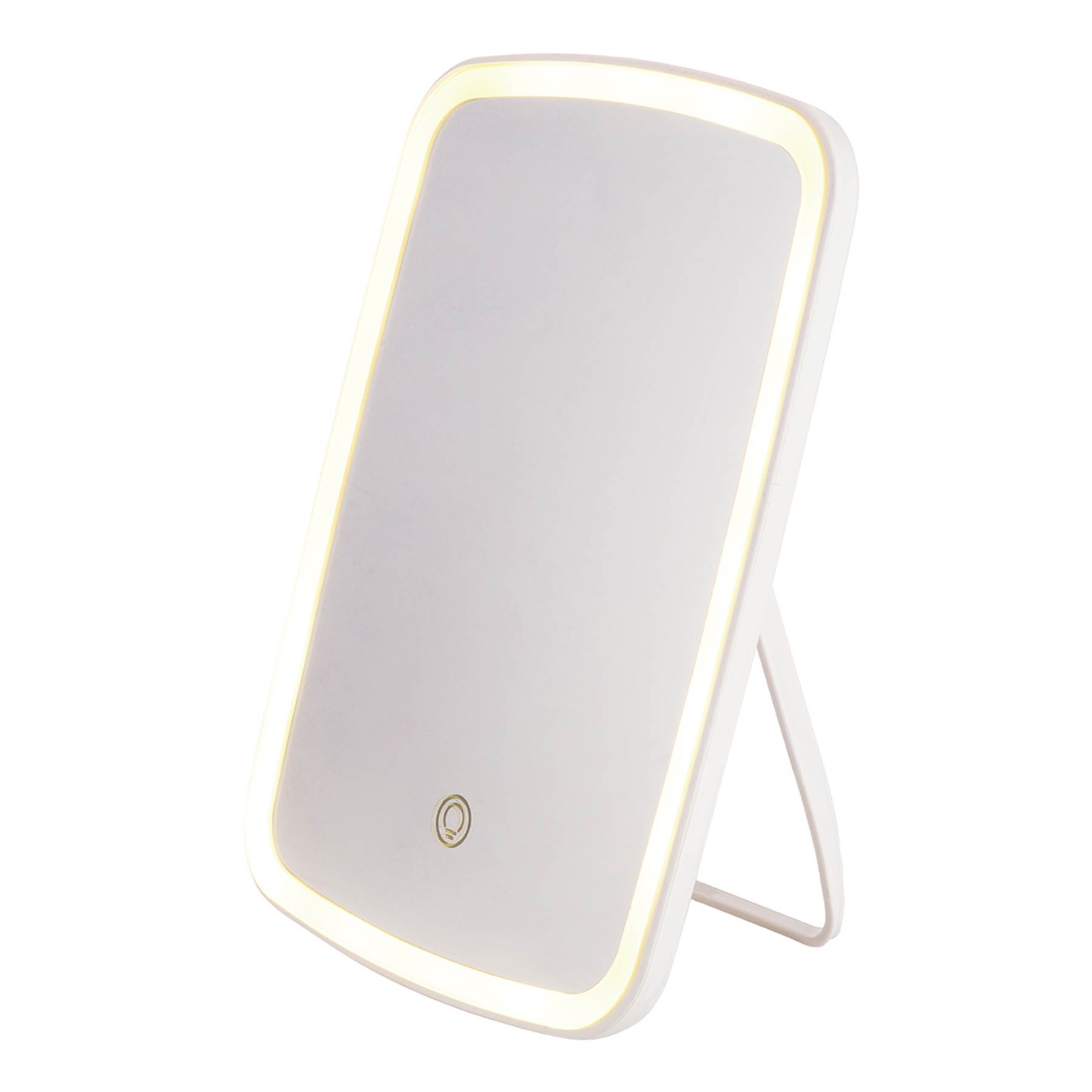 3 LED Light Options Table Mirror