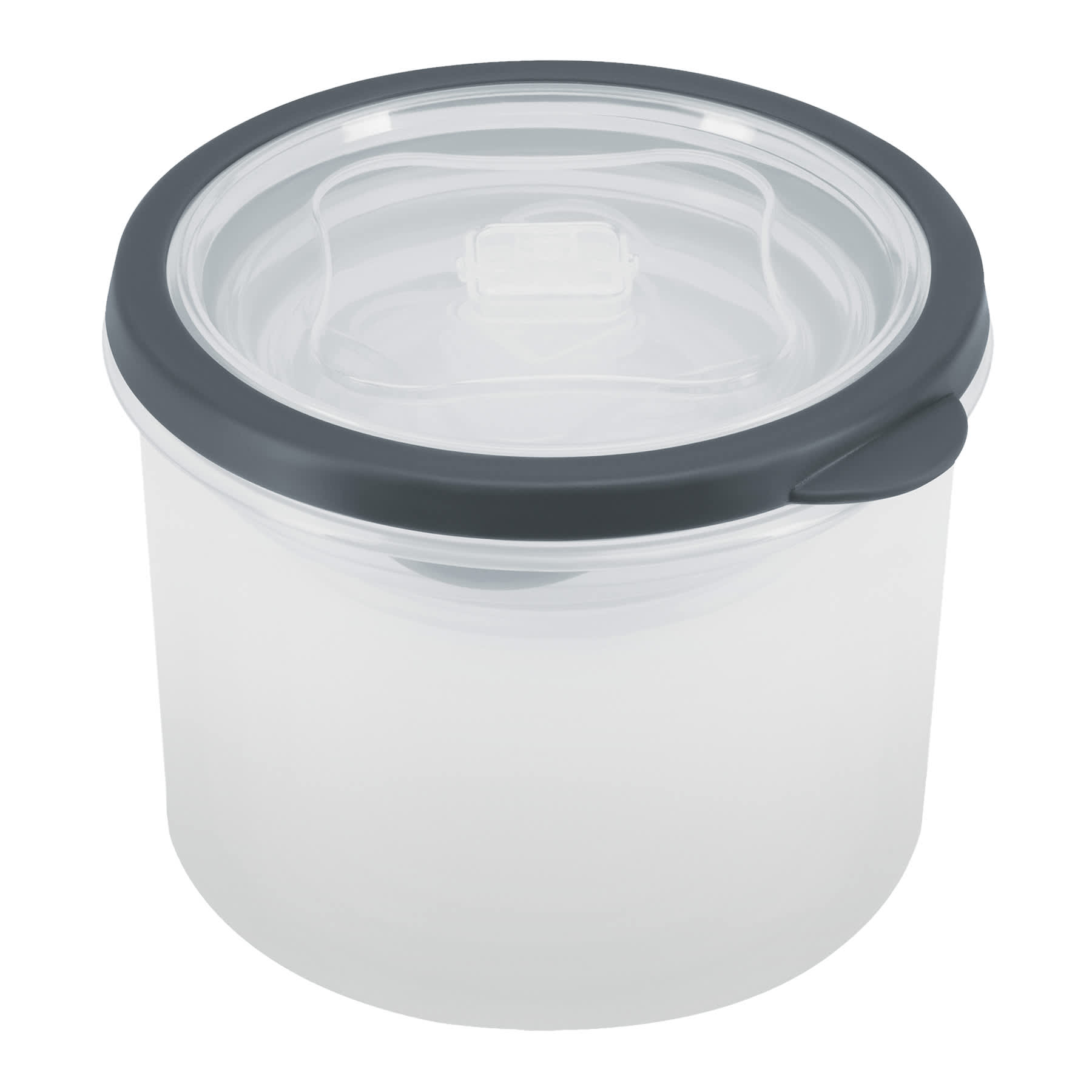3-Piece Round Plastic Food Storage Set with Vent Lid