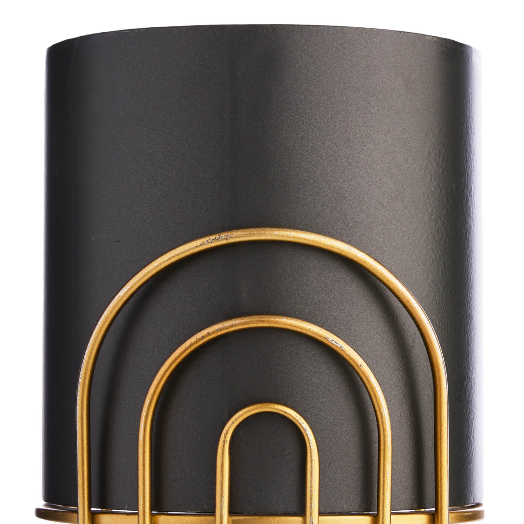 Crosby St. Black & Bronze Planter Stand, Small