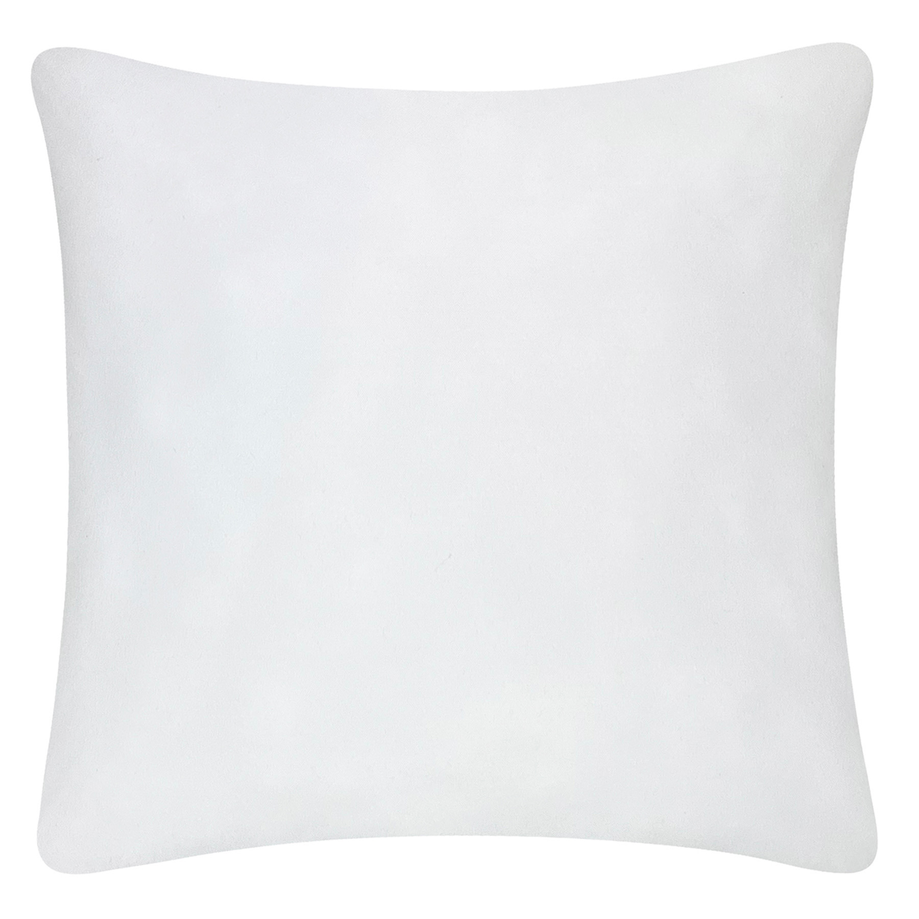 White Canvas Throw Pillow, 18"