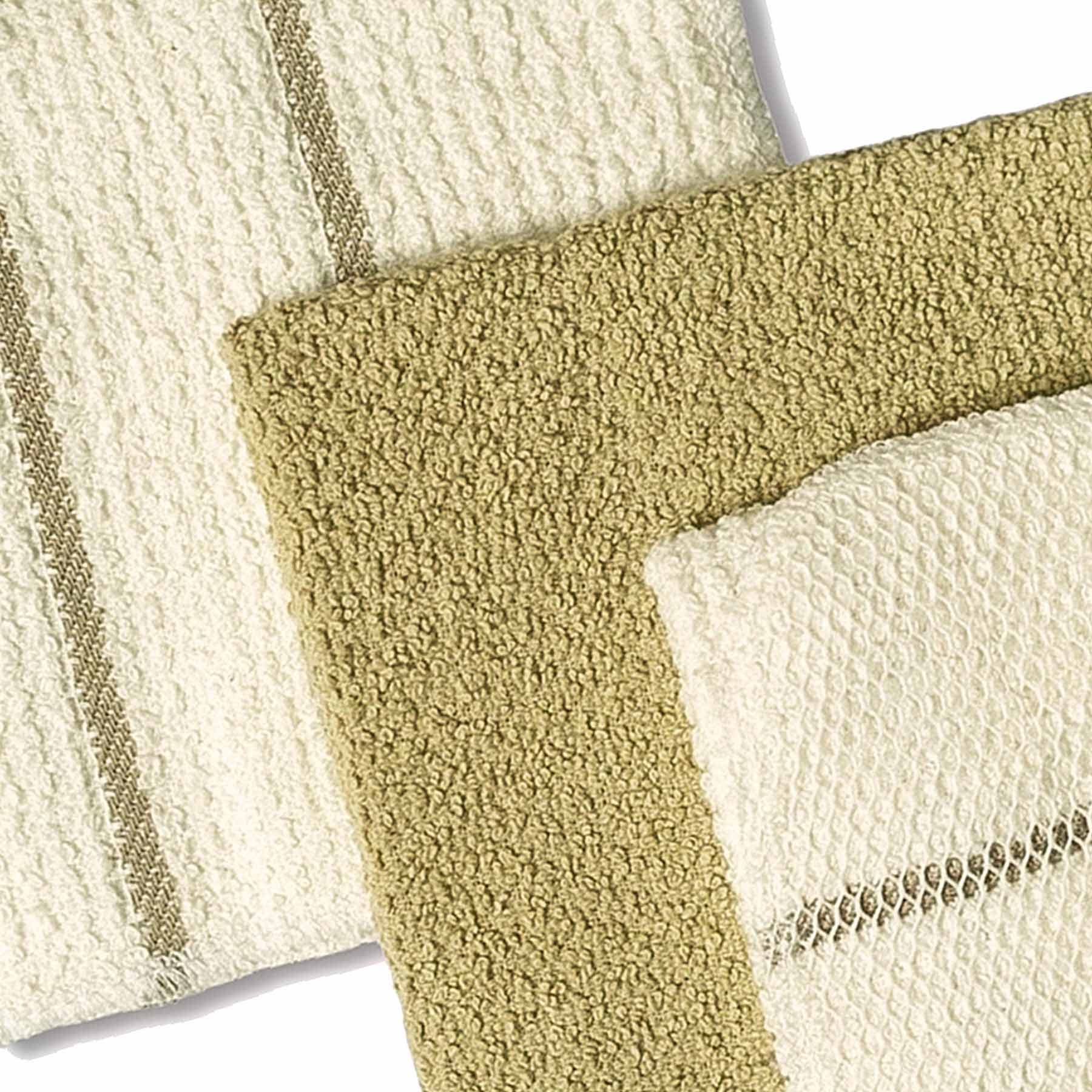 Set of 4 Taupe Scrubber Dish Cloths