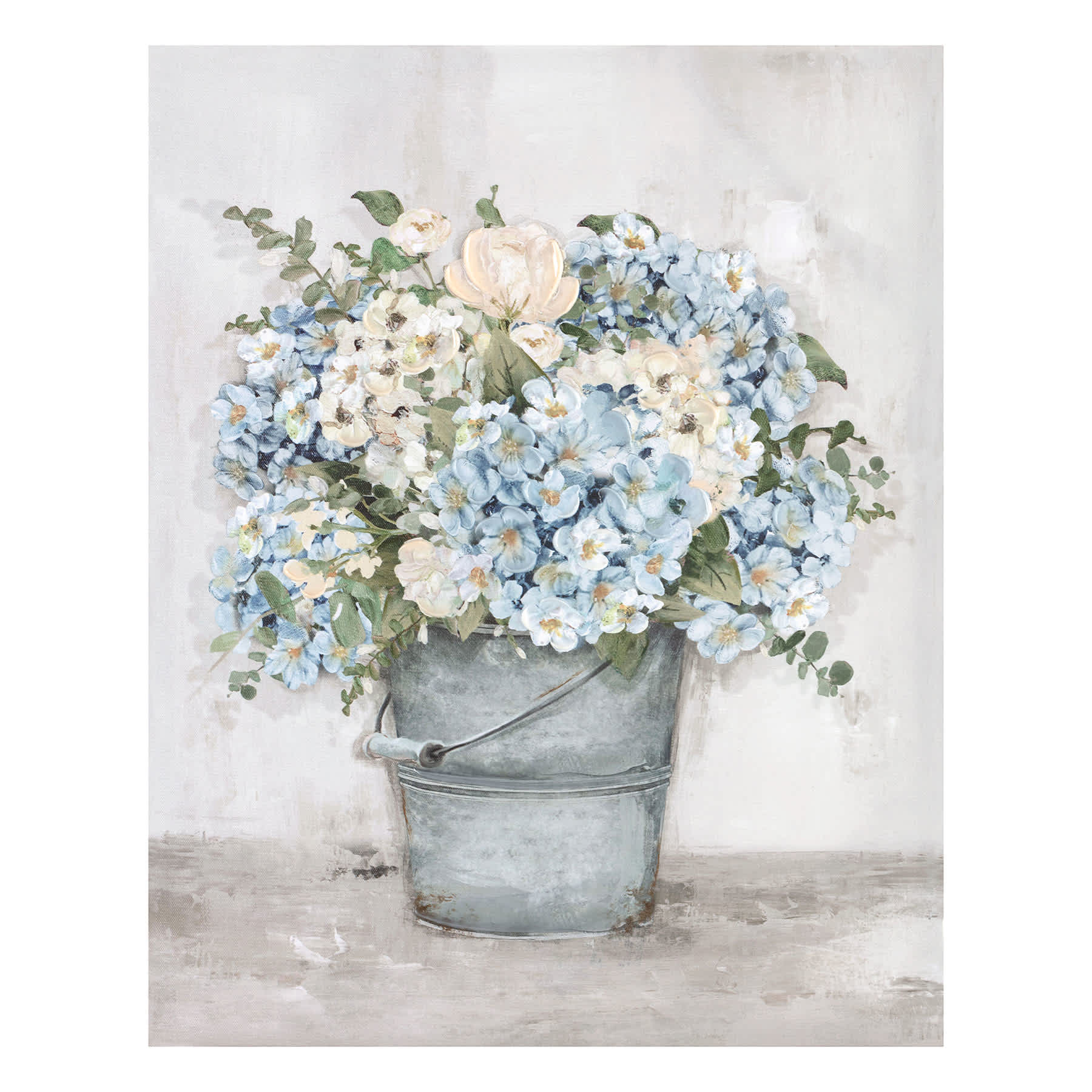 Honeybloom Floral Canvas Wall Art, 16x20