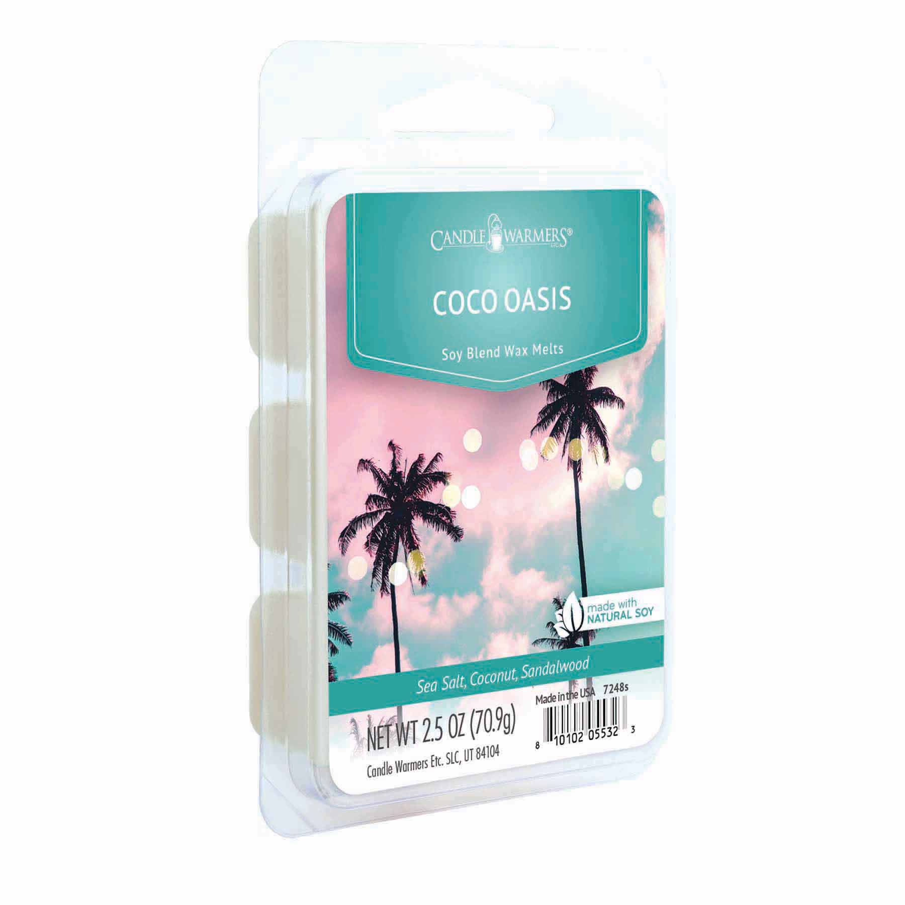 Coco Oasis Scented Wax Melts, 2.5oz