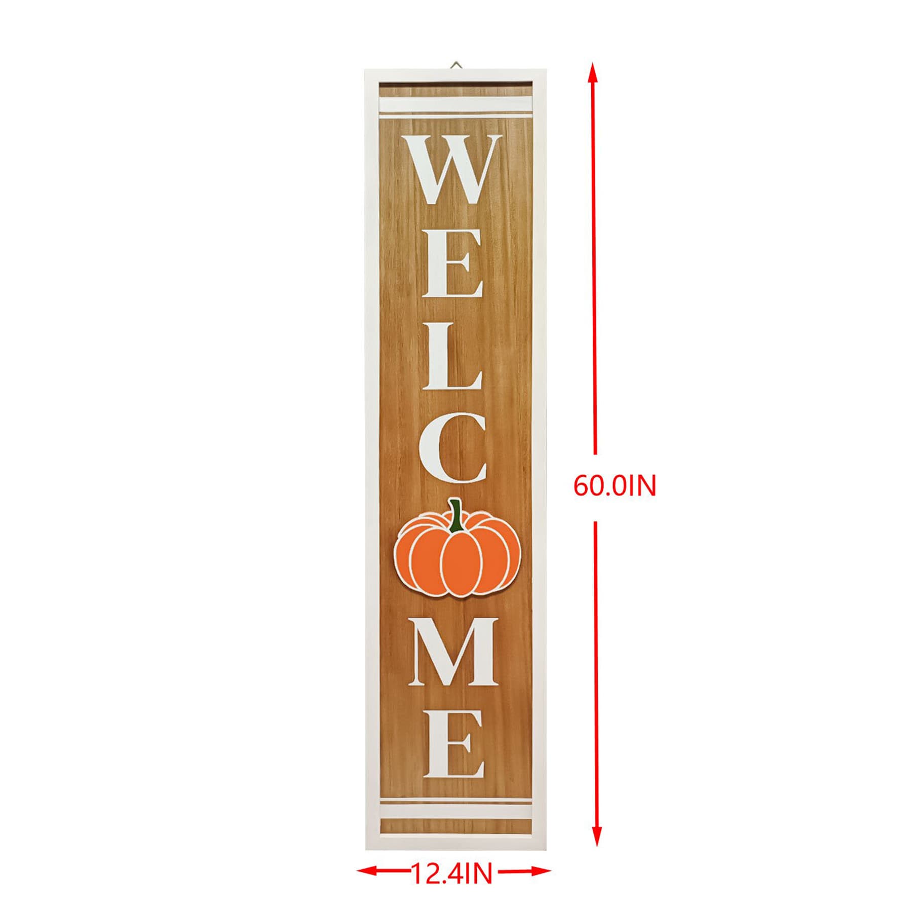 Homespun Harvest Welcome Leaner, 60"