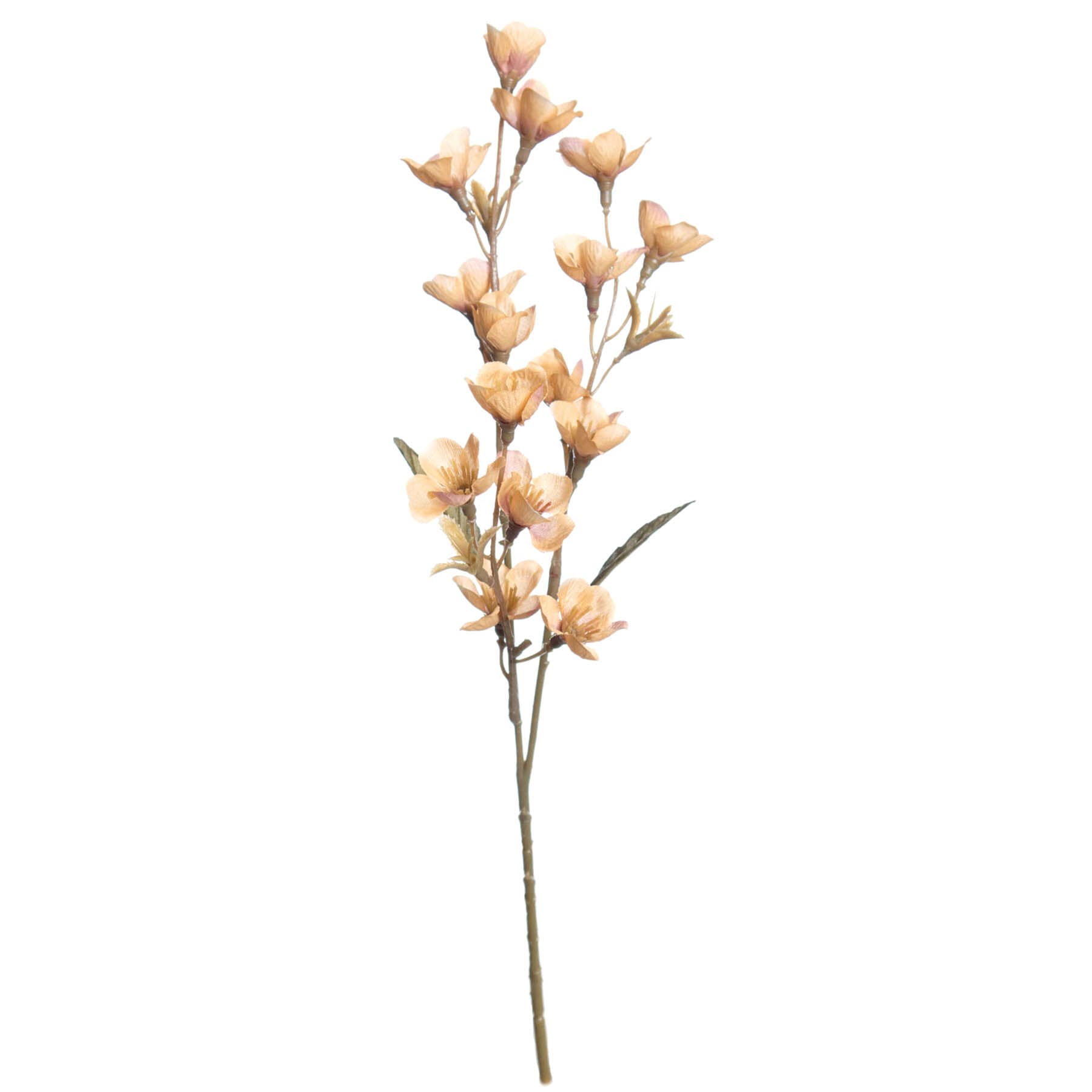 Willow Crossley Yellow Wax Flower Floral Pick, 14"