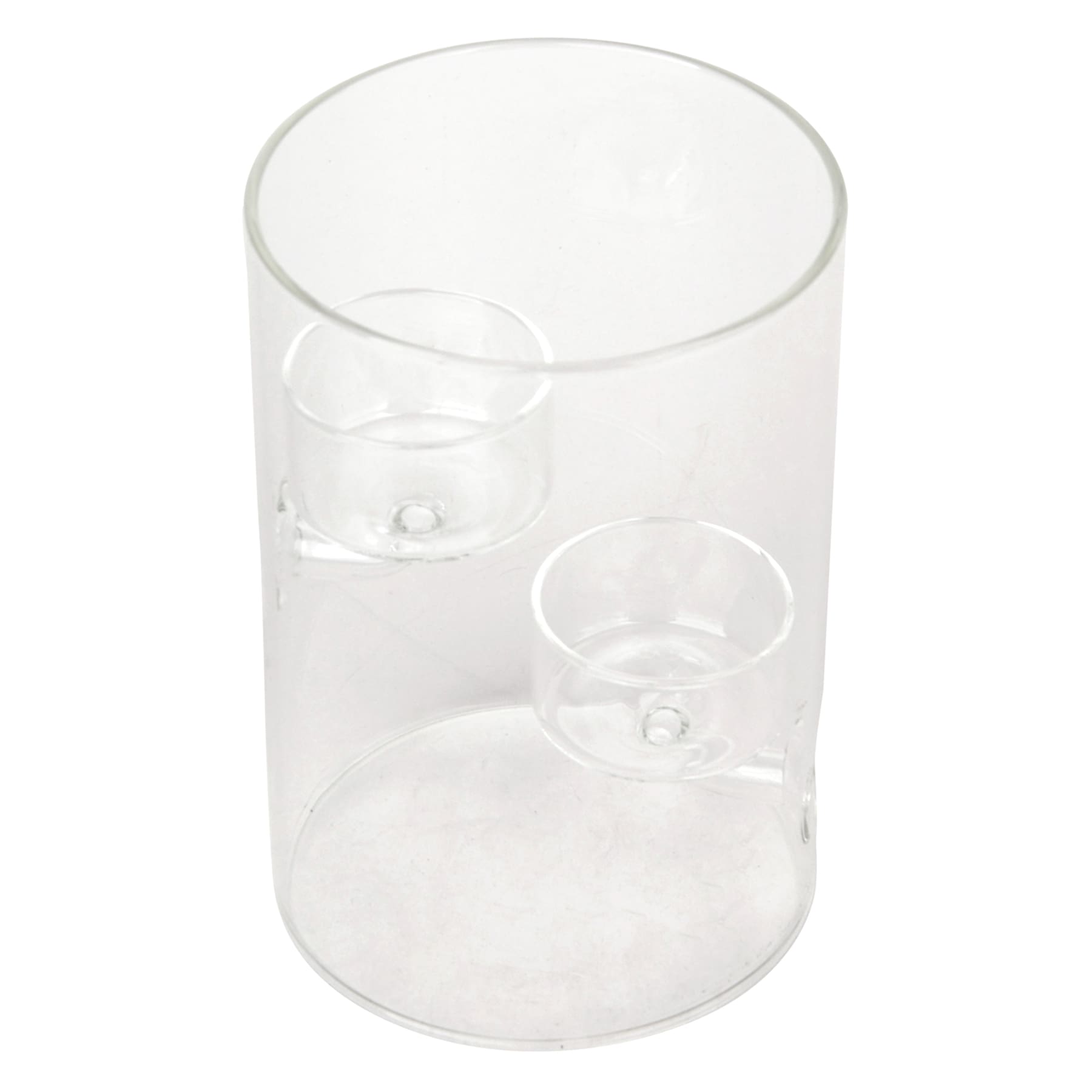 Glass Tealight Candle Holder, 6"