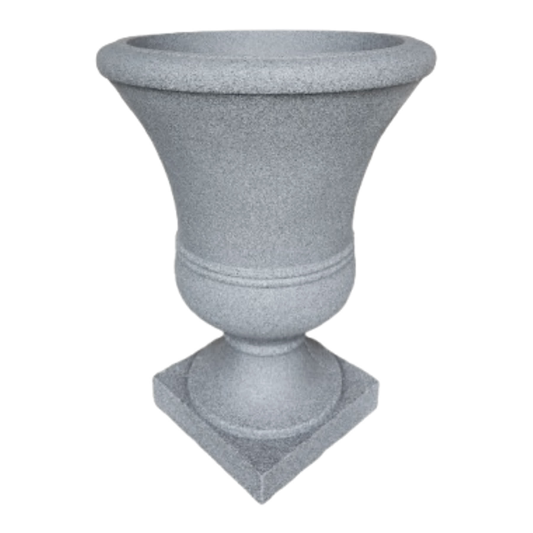 Japi Charcoal Grey Round Outdoor Urn, 19"