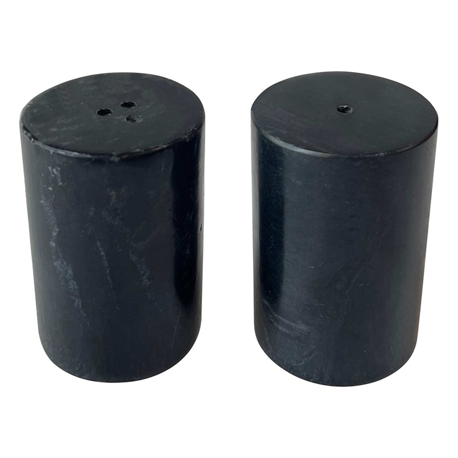 Crosby St. Black Marble Salt & Pepper Shakers