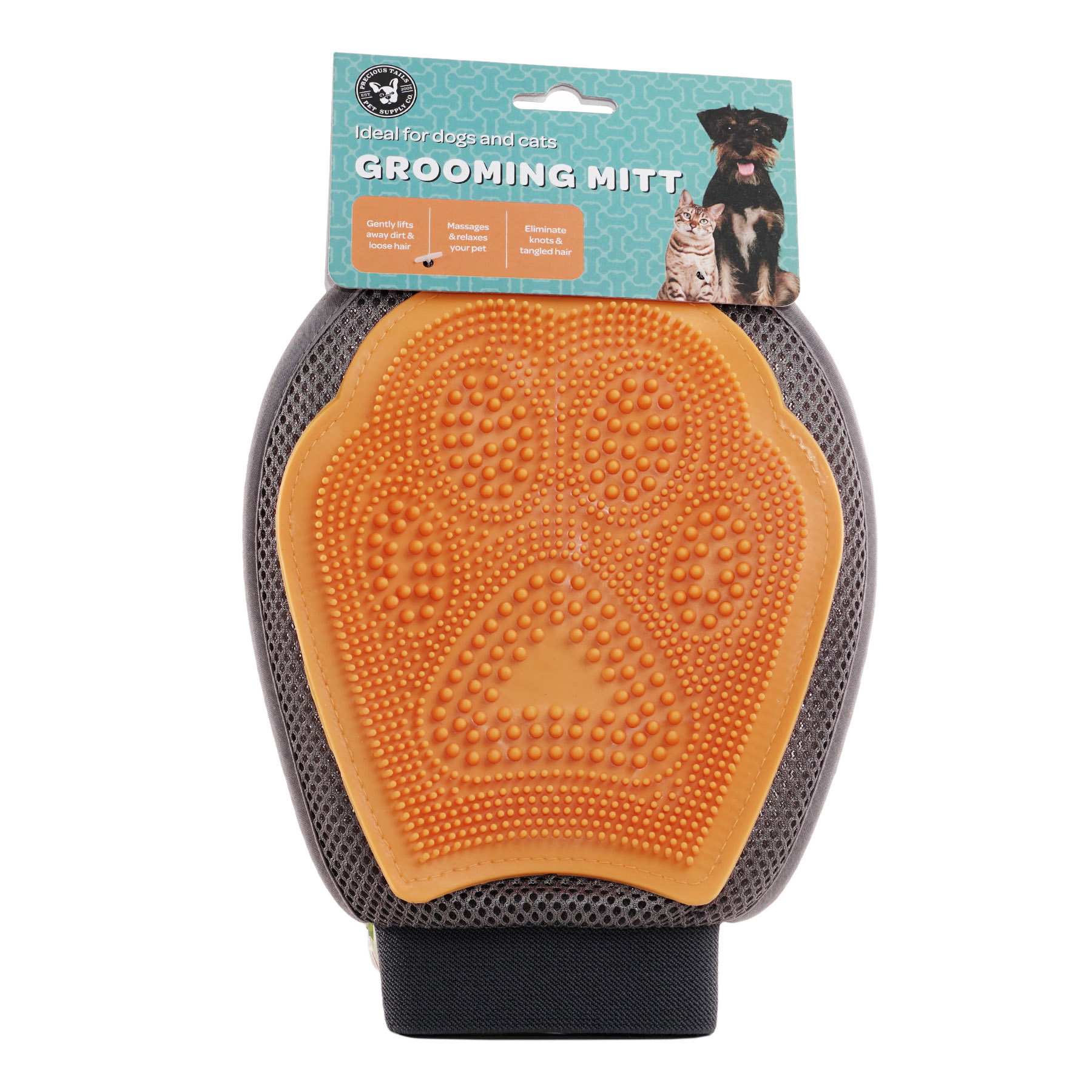 Dual Purpose Grooming Mitt
