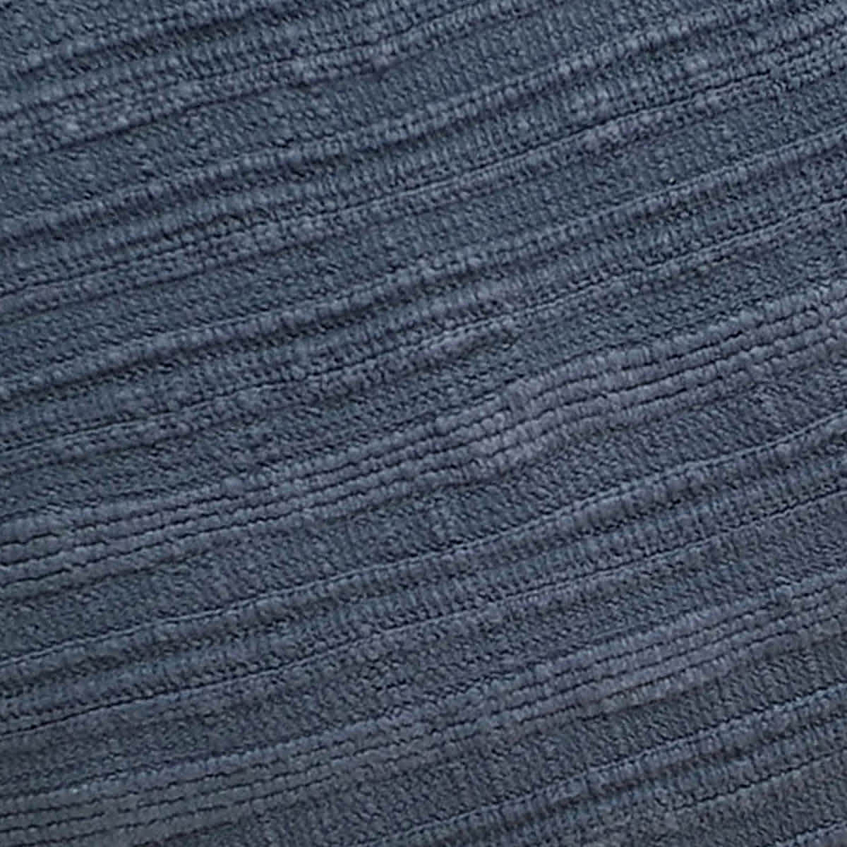 Honeybloom Blue Striped Slub Round Throw Pillow, 16"