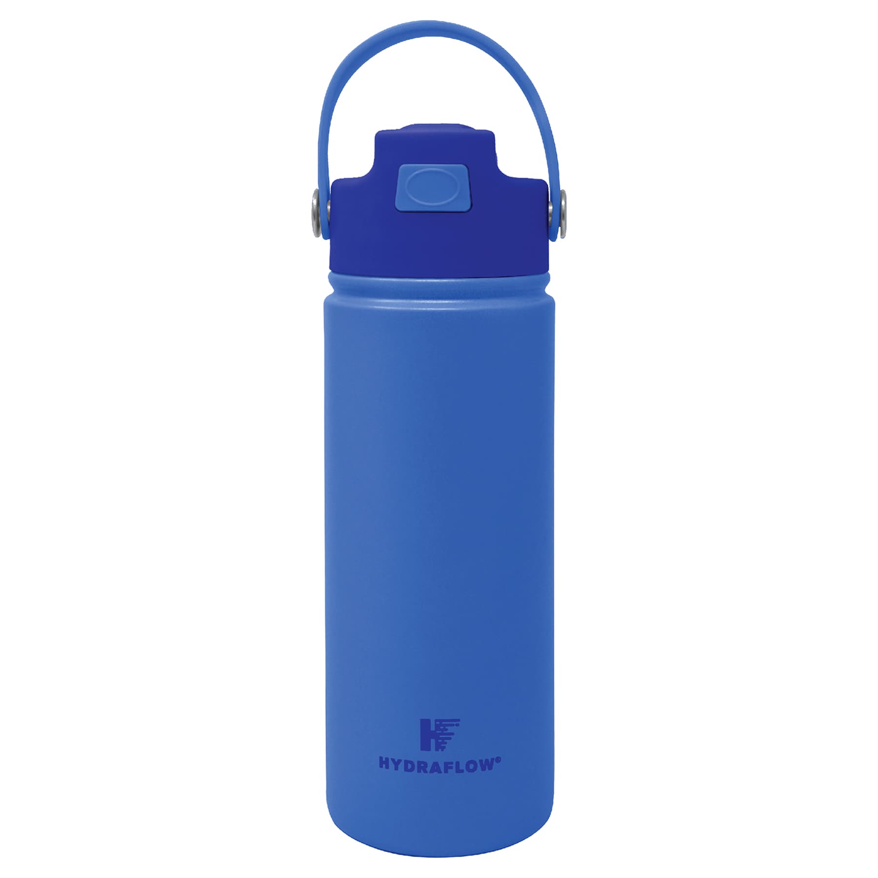 Hydraflow Blue Hybrid Insulated Flip Straw Bottle, 17oz