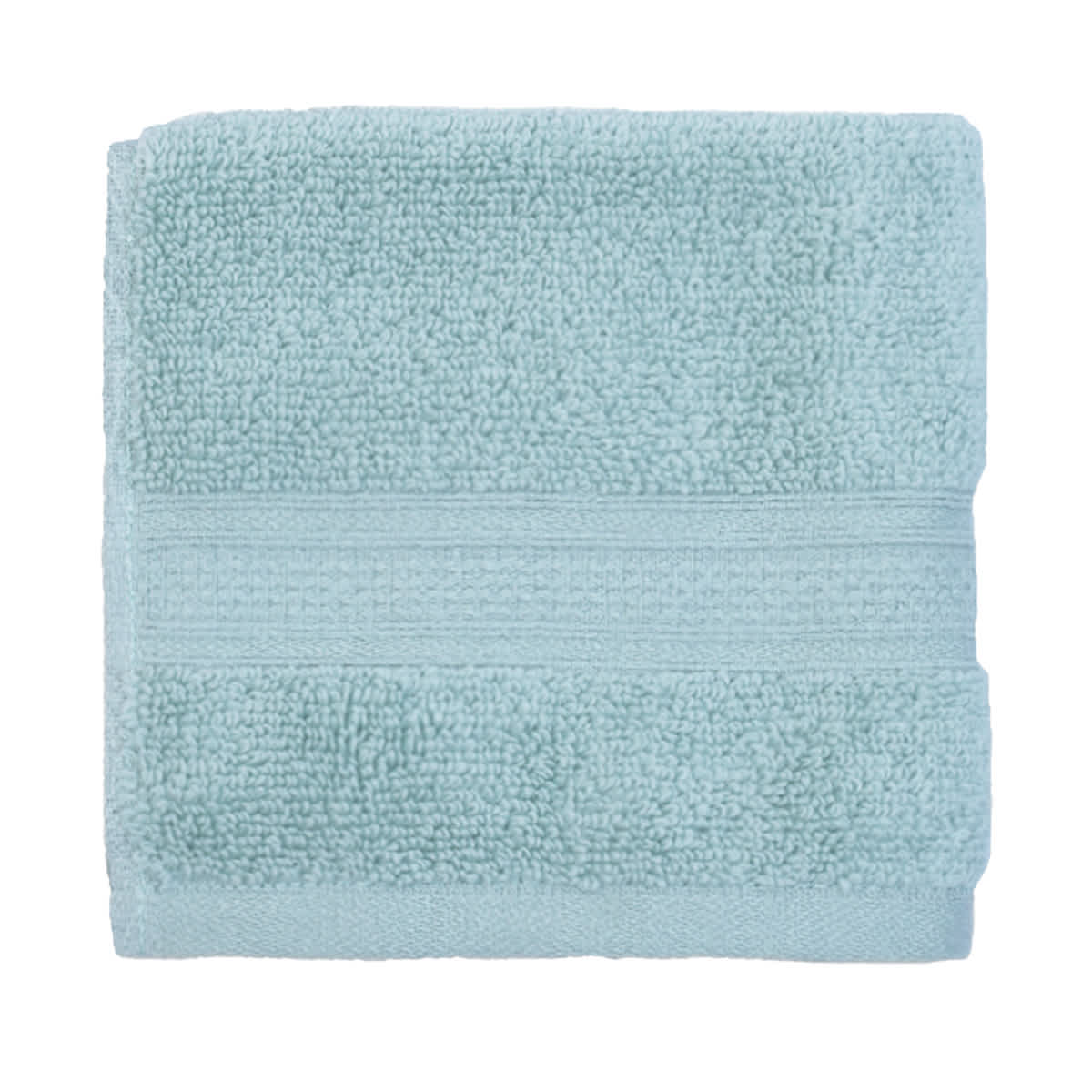 Providence Luxury Sea Green Washcloth, 13"