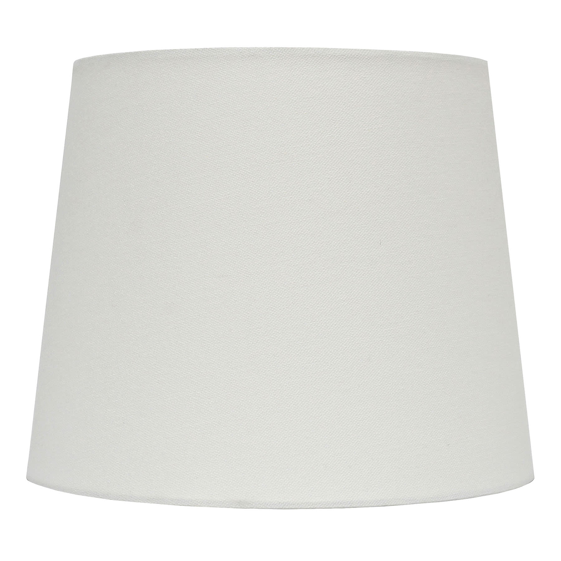 White Tapered Drum Small Table Lamp Shade, 9x12x9