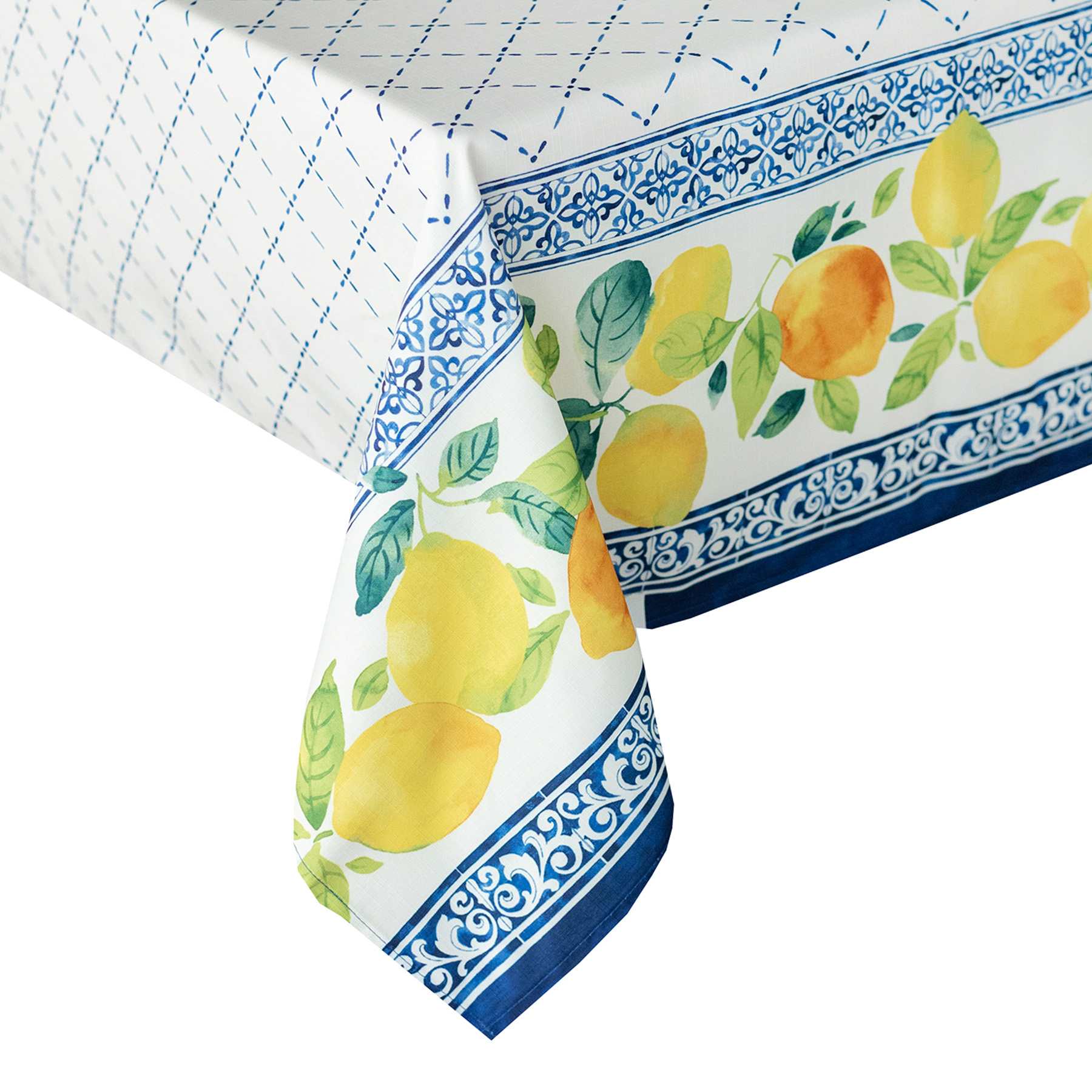 Lemon Print Tablecloth, 60x84
