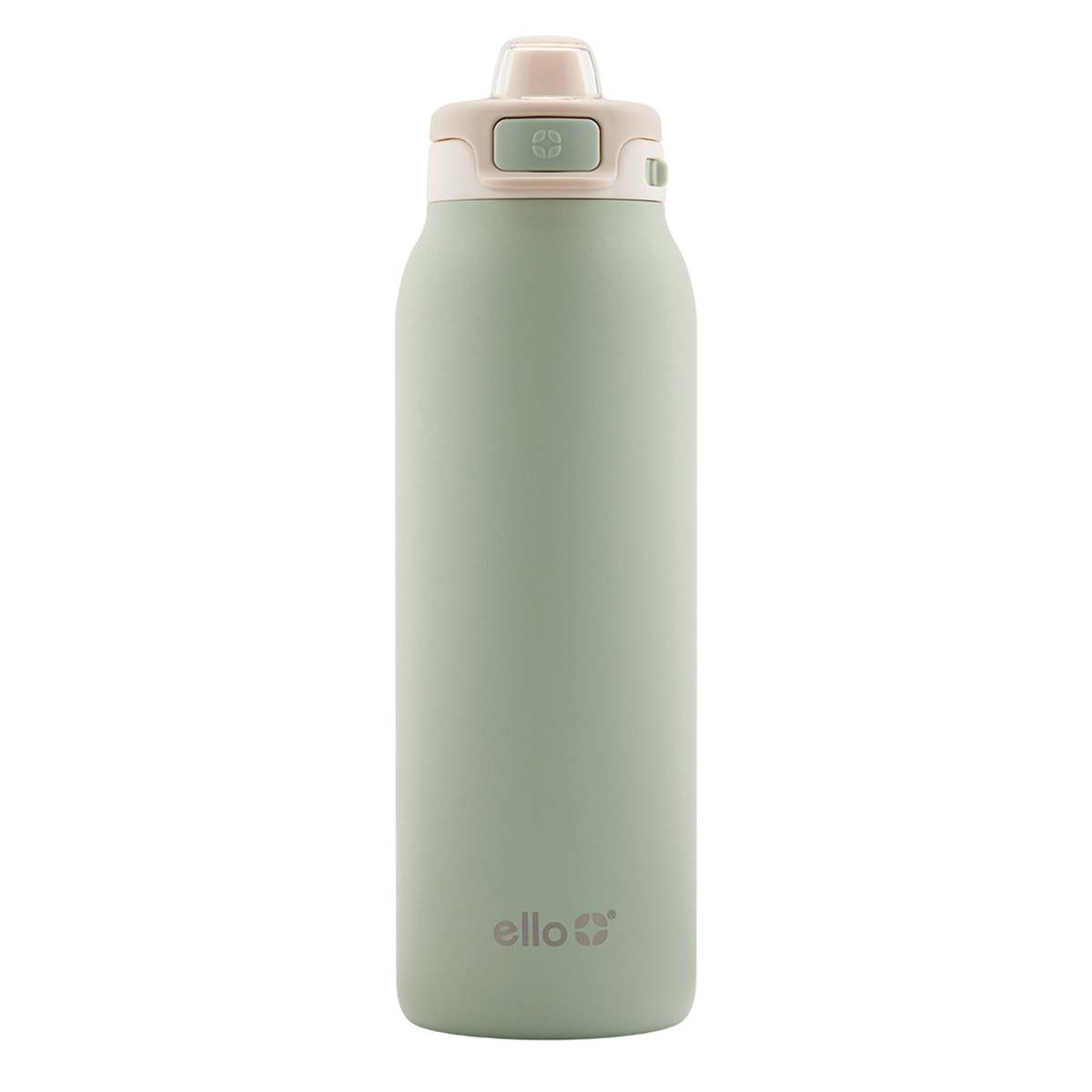 Ello Pop & Fill Pistachio Stainless Steel Water Bottle, 32oz