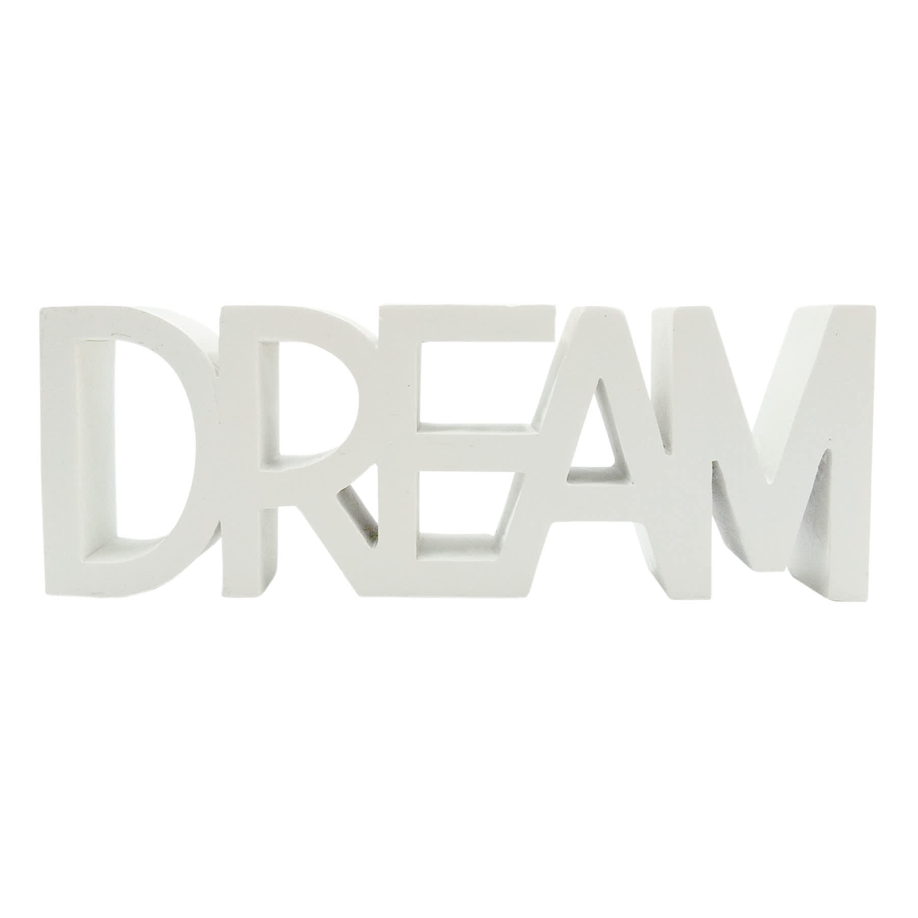 Tracey Boyd White Dream Cutout Sign, 6.5"