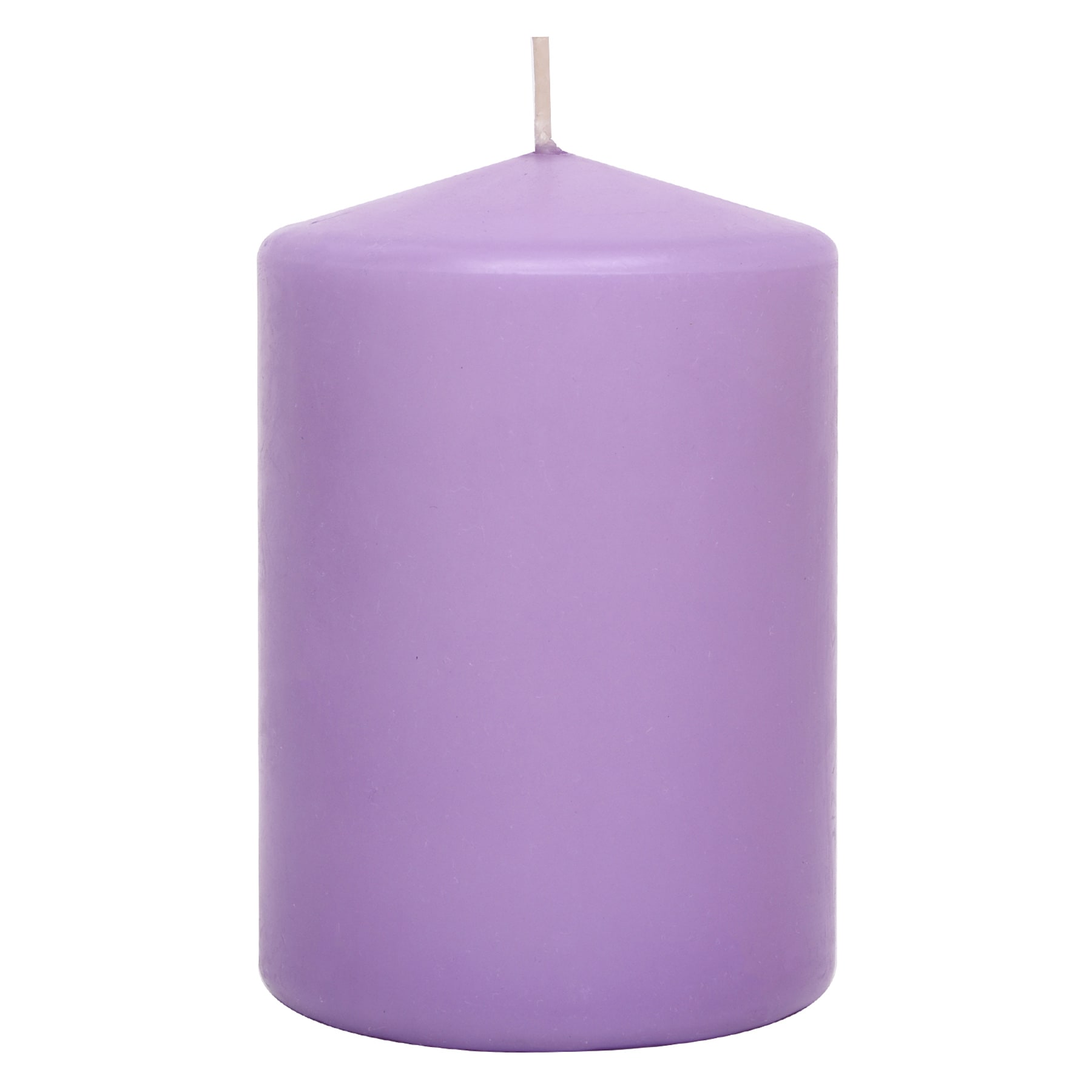 Purple Unscented Overdip Pillar Candle, 3x4