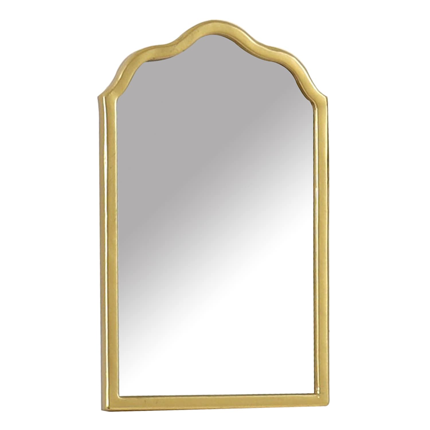 Providence Gold Metal Shield Mirror, 6x9.8