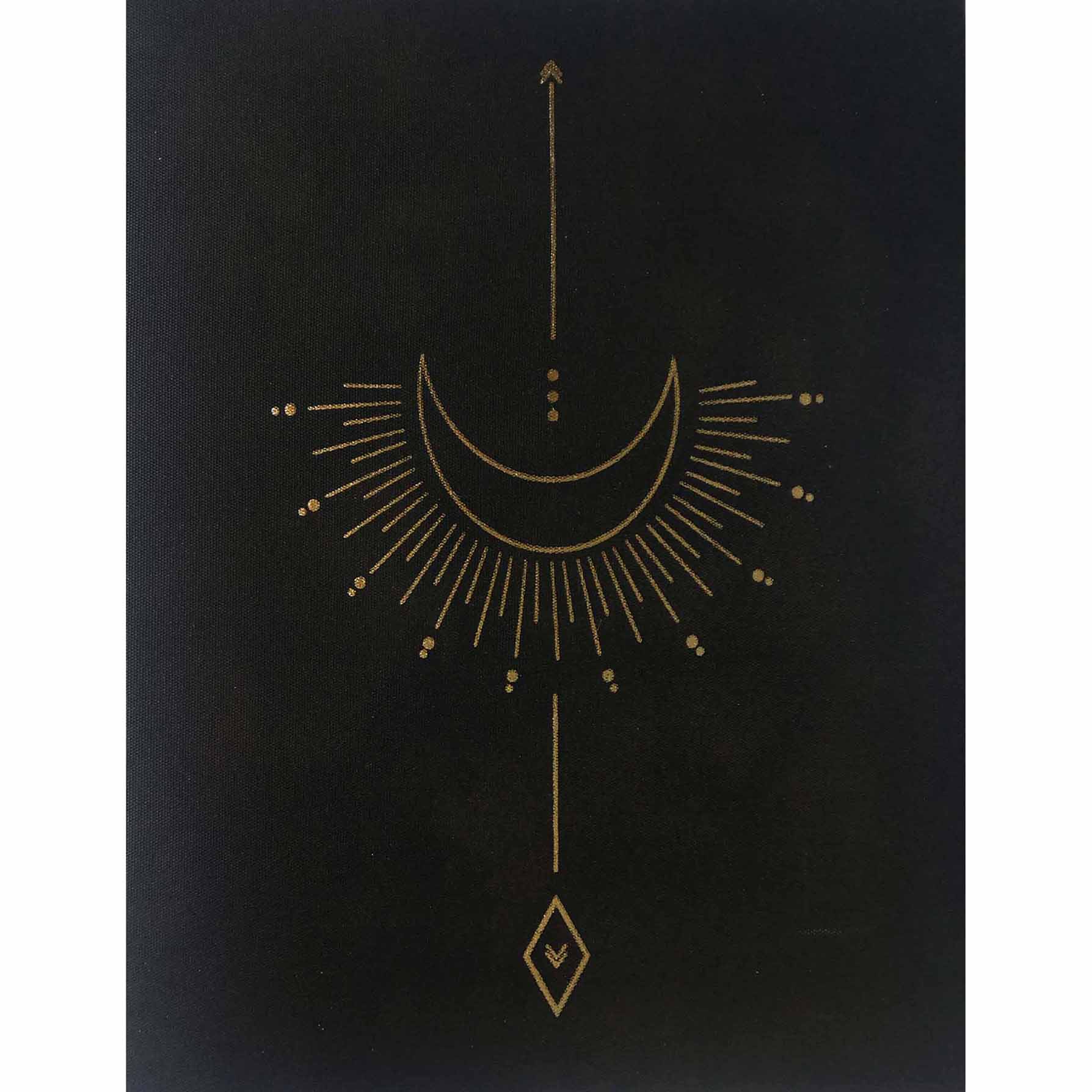 Moon Dance Canvas Wall Art, 12x16