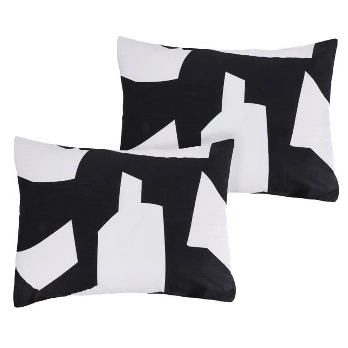 Crosby St. 3-Piece Black & White Geo Printed Comforter Set, King