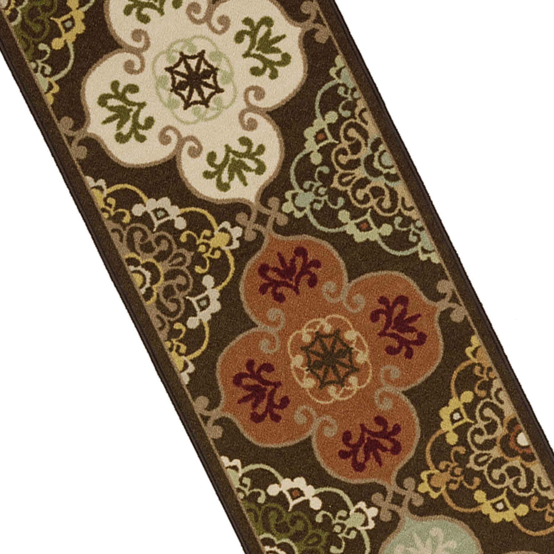 (D622) Bellmoor Multicolor Ogee Runner, 2x7