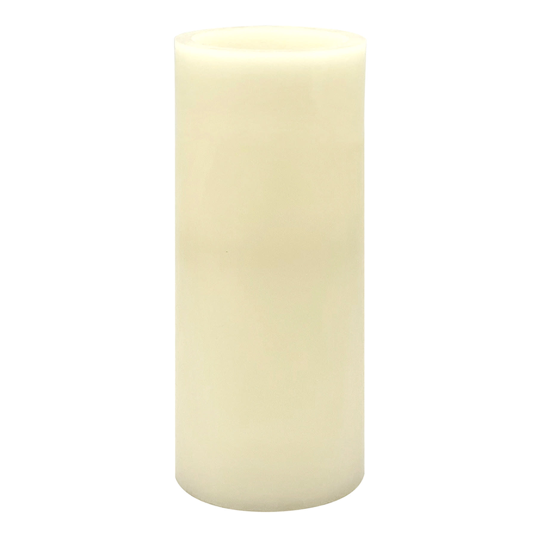 Ivory Wax LED Flameless Pillar Candle, 4x10