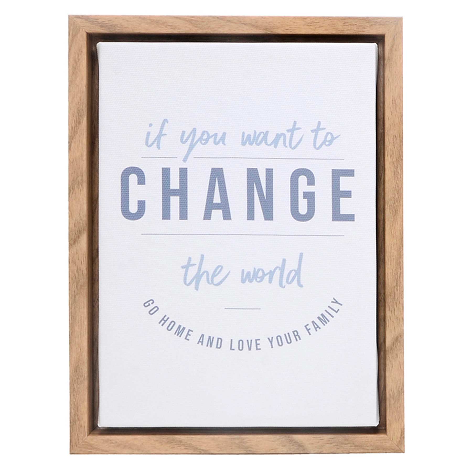 2-Piece Change the World Canvas Set, 5x7