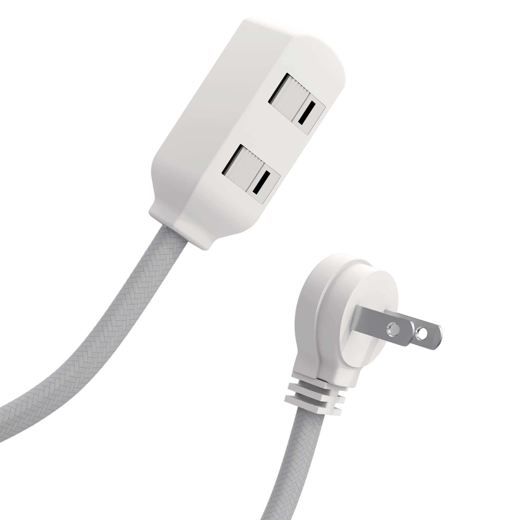 3-Outlet Fabric Cord, 15'