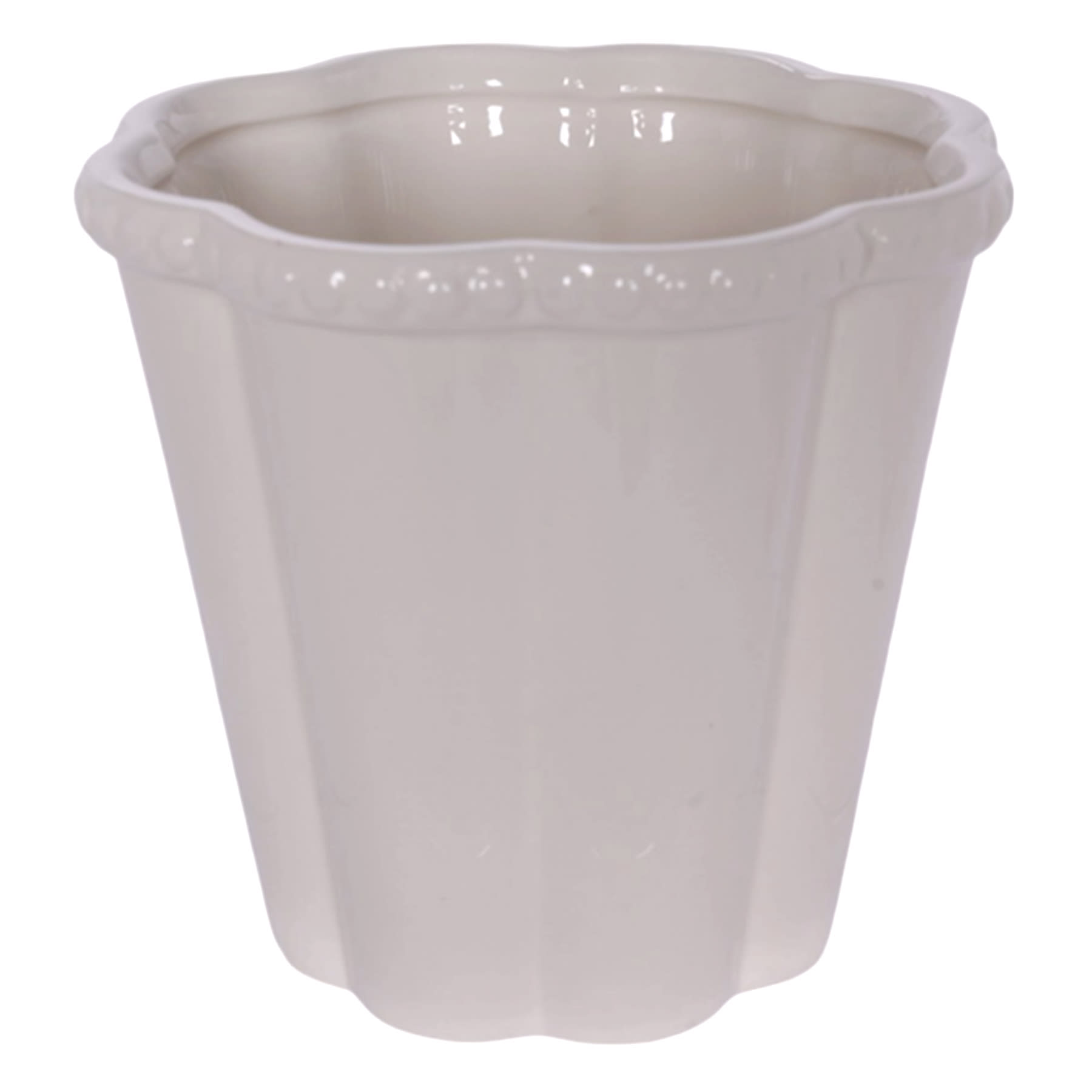 Providence Indoor Vera White Planter, 6"