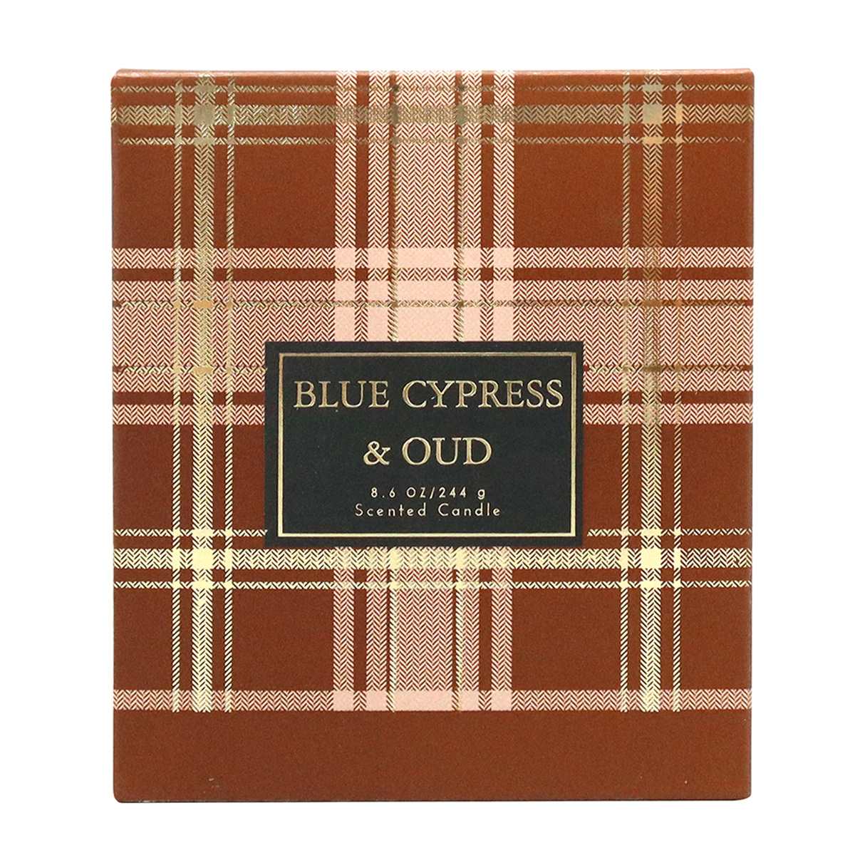 Blue Cypress & Oud Scented Jar Candle, 8.6oz