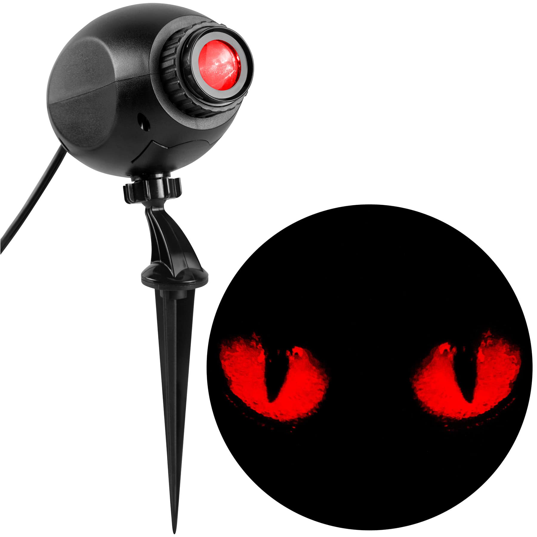 Blinking Red Dragon Eyes Lightshow Projection