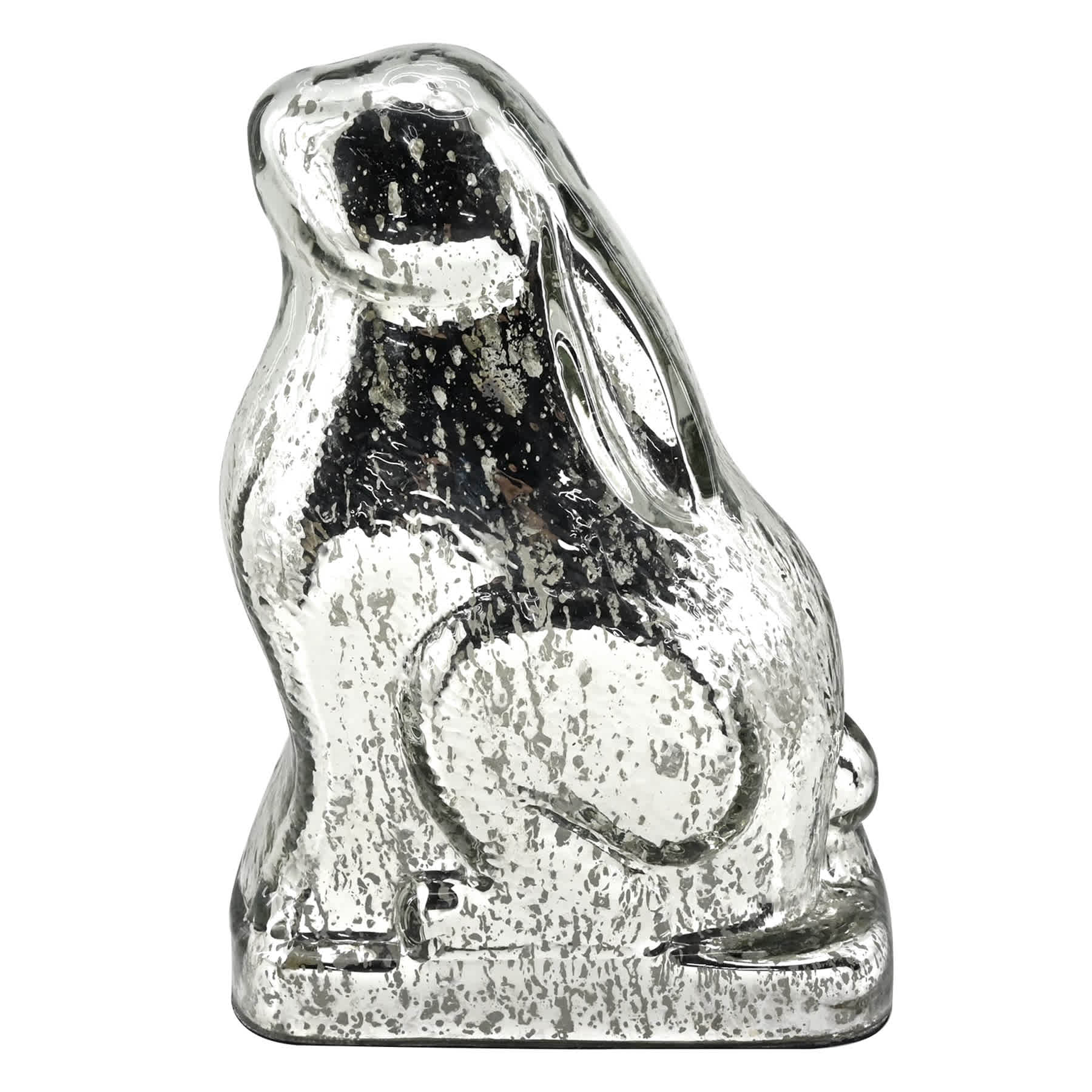 Providence Silver Mercury Glass Bunny, 10"