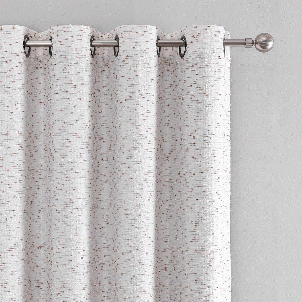 San Marco Linen Blackout Grommet Curtain Panel, 84"