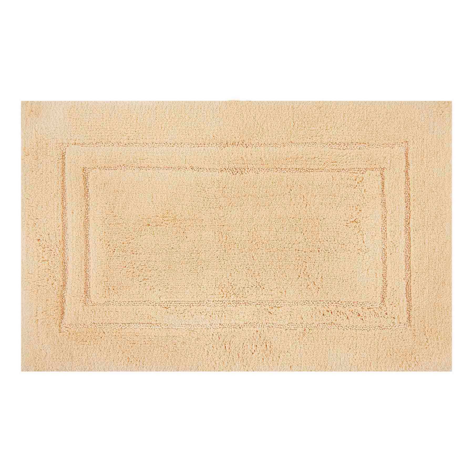 Honeybloom Racetrack Yellow Bath Rug, 17x24