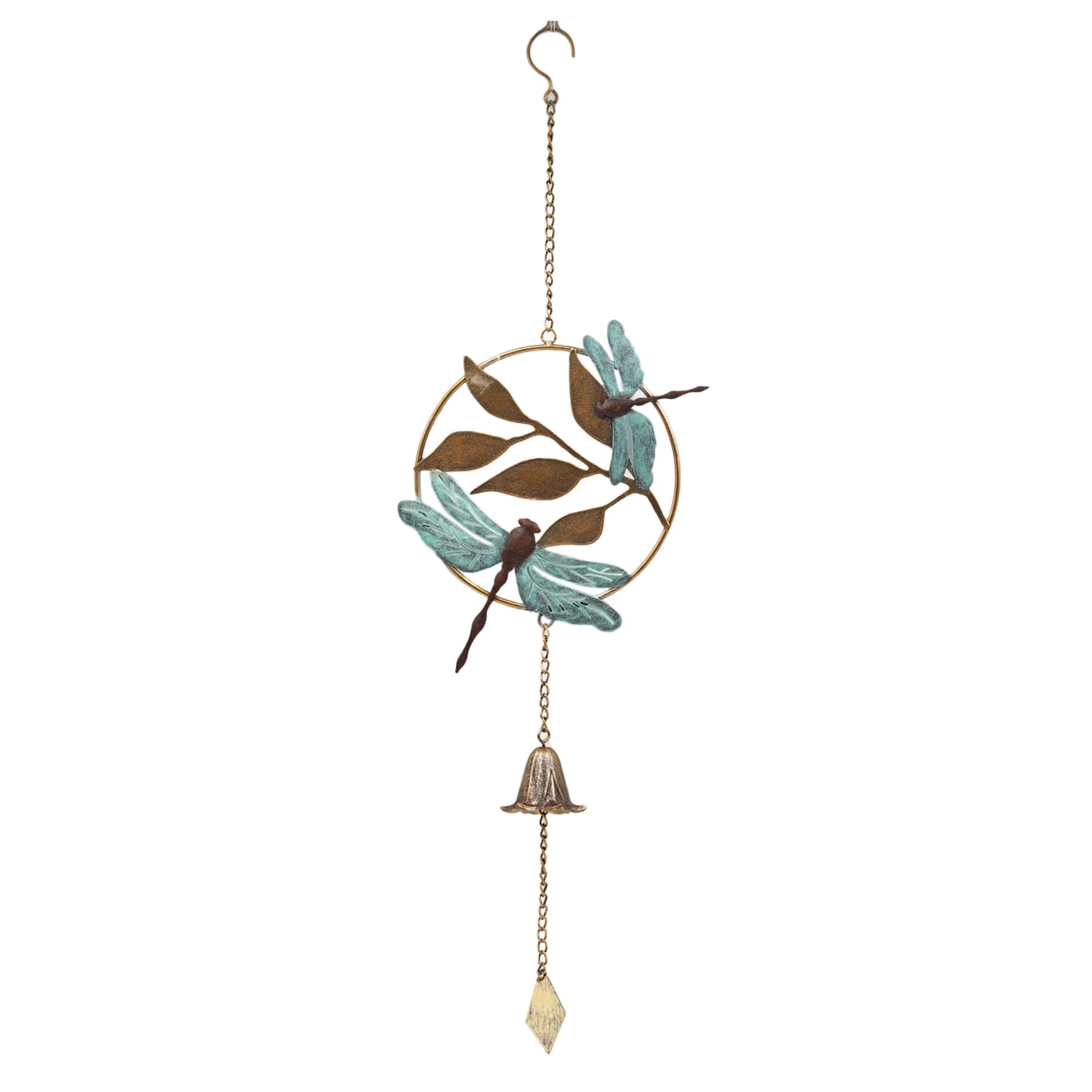 Honeybloom Dragonfly Wind Chime, 27"