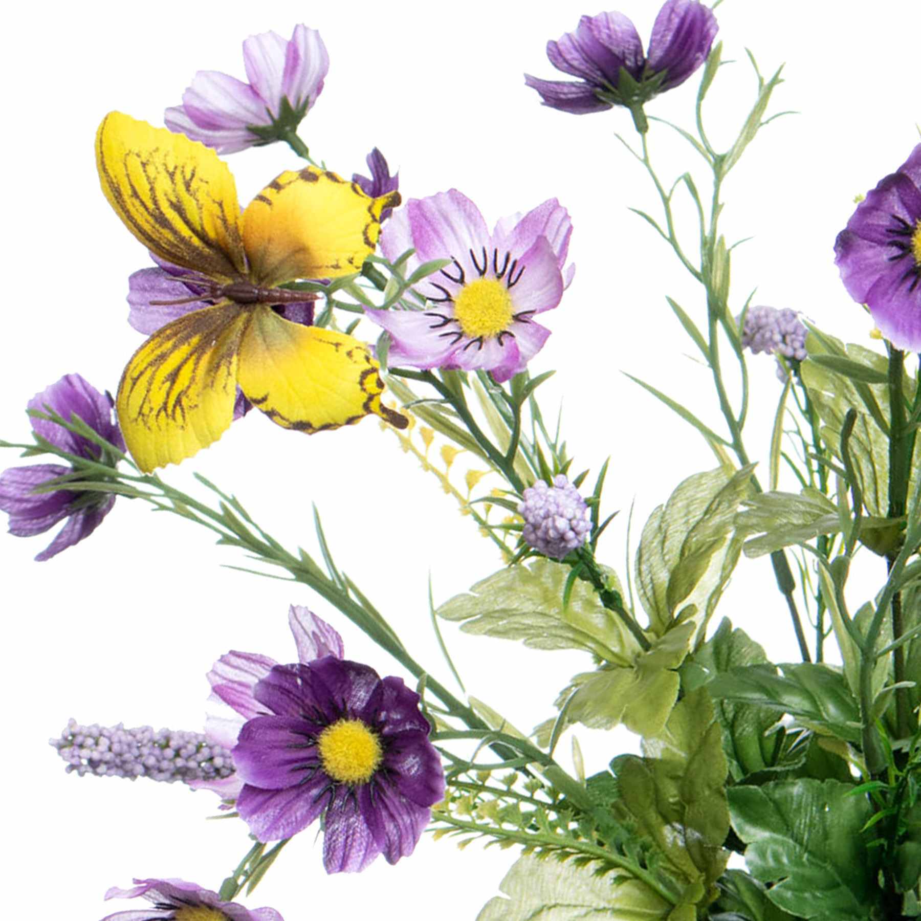 Purple Cosmos, Heather & Butterfly Bush, 20"
