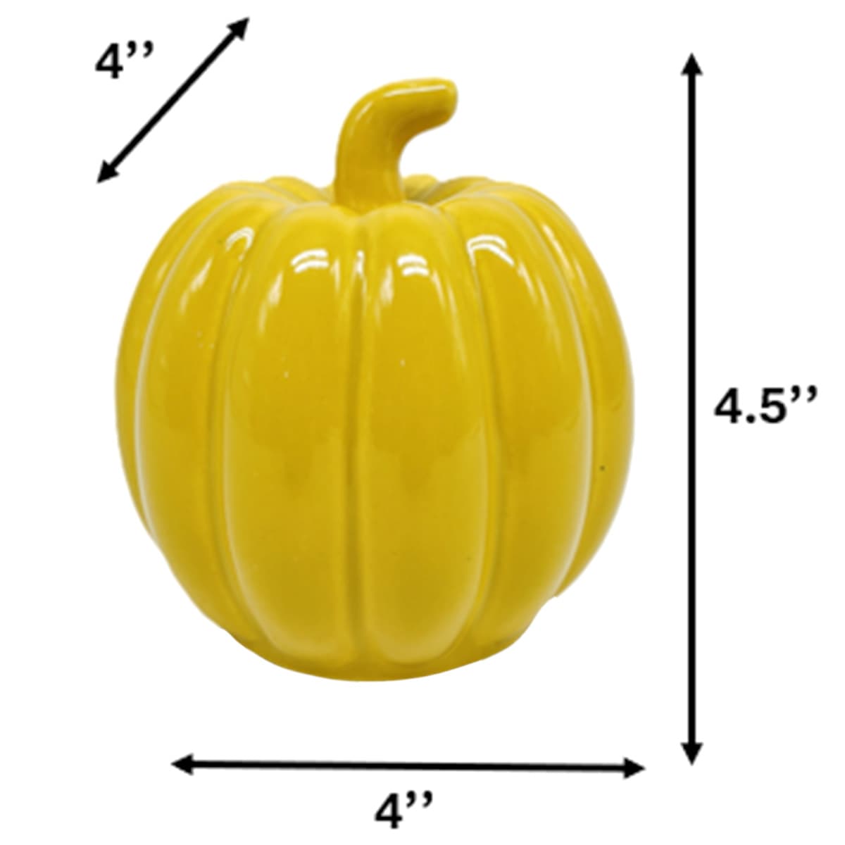 Yellow Pumpkin, 4.5"