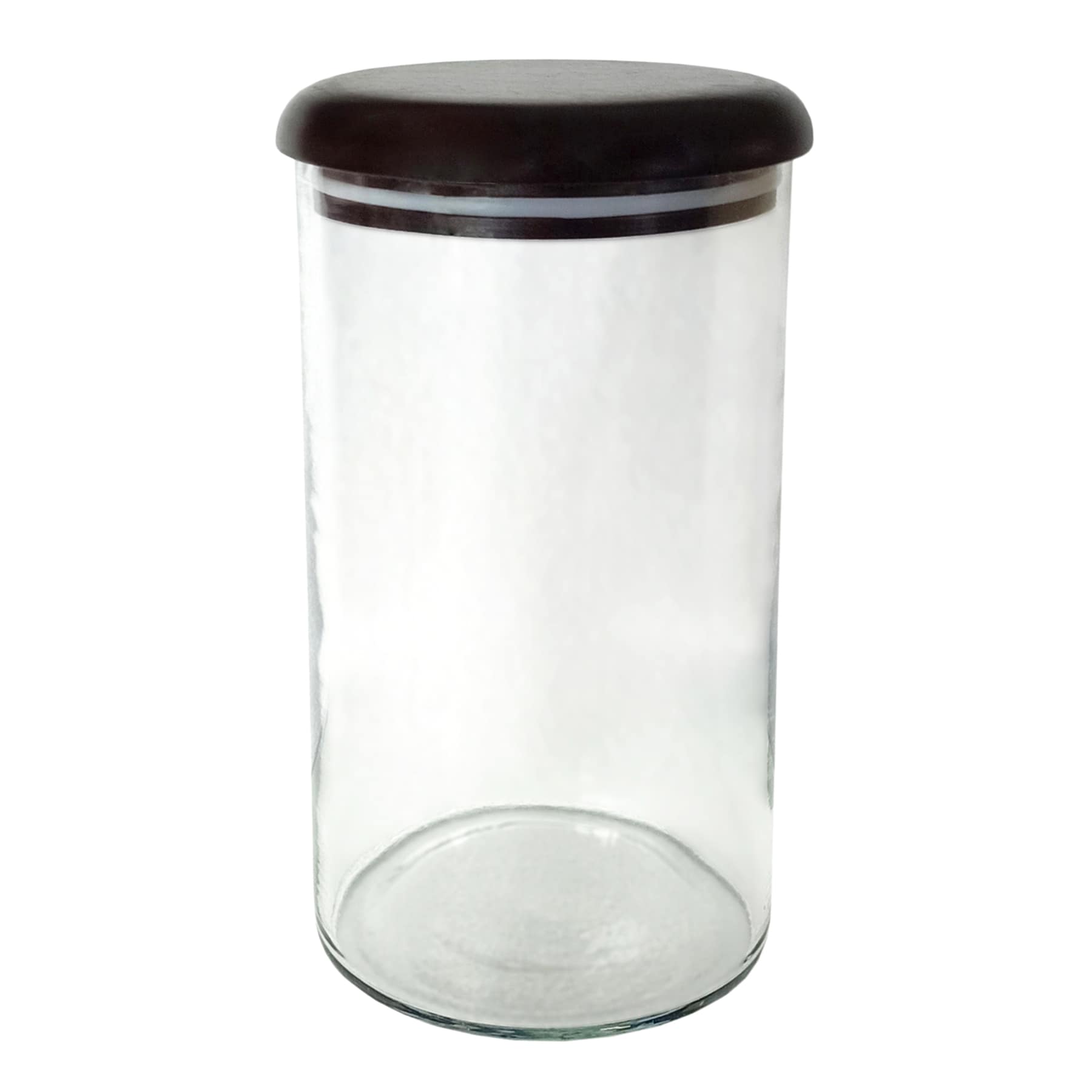 Bistro Wood & Glass Storage Jar, Large