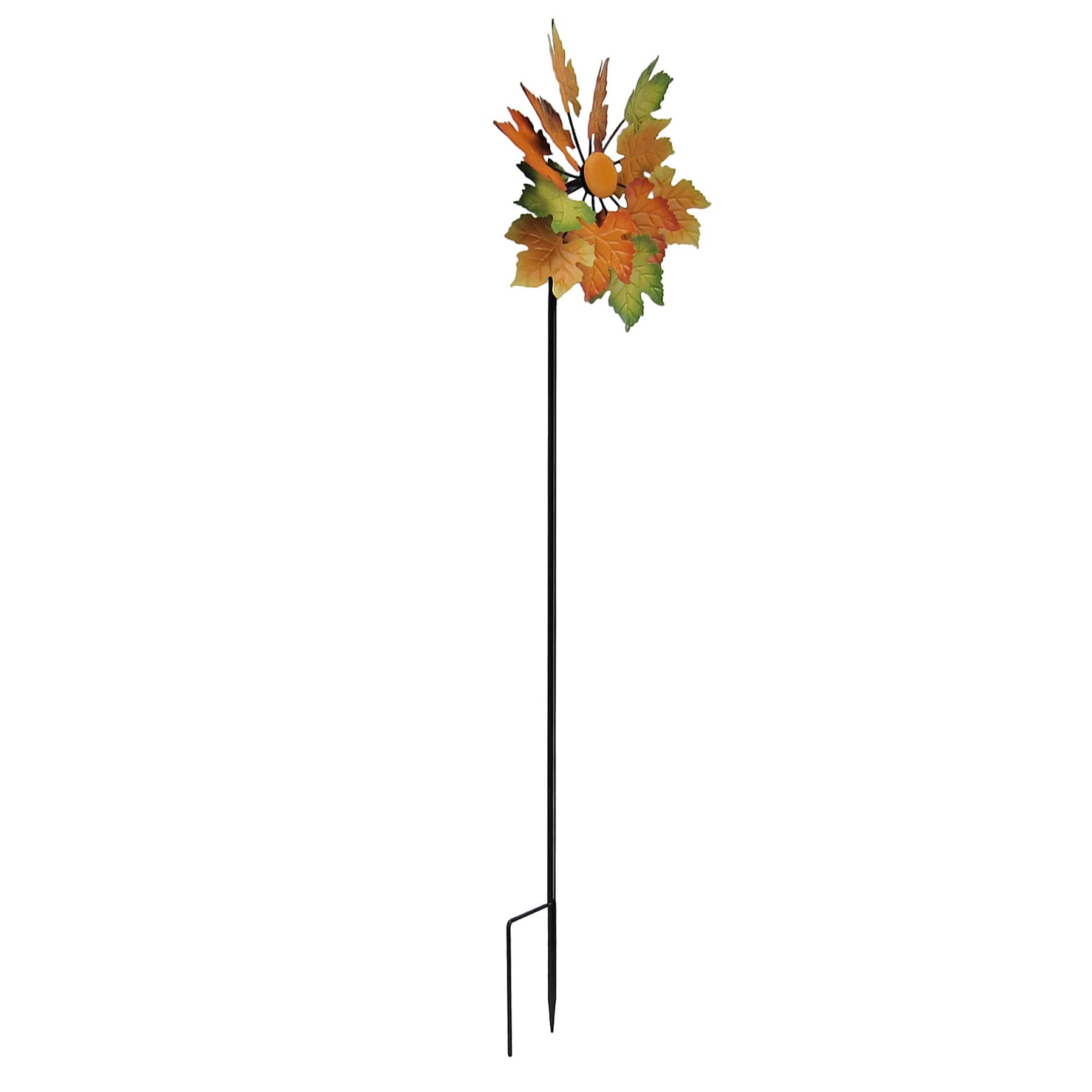 Homespun Harvest Spinning Leaves Yardstake, 44"