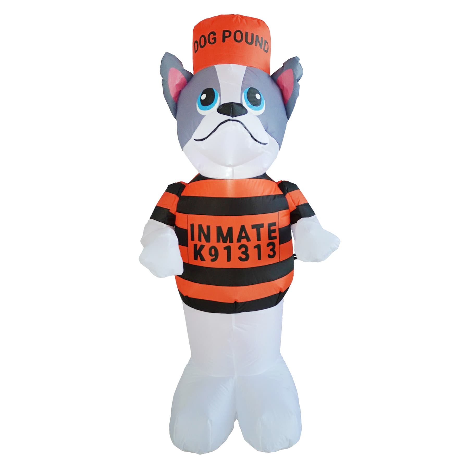 Prisoner Dog Halloween Inflatable, 4'