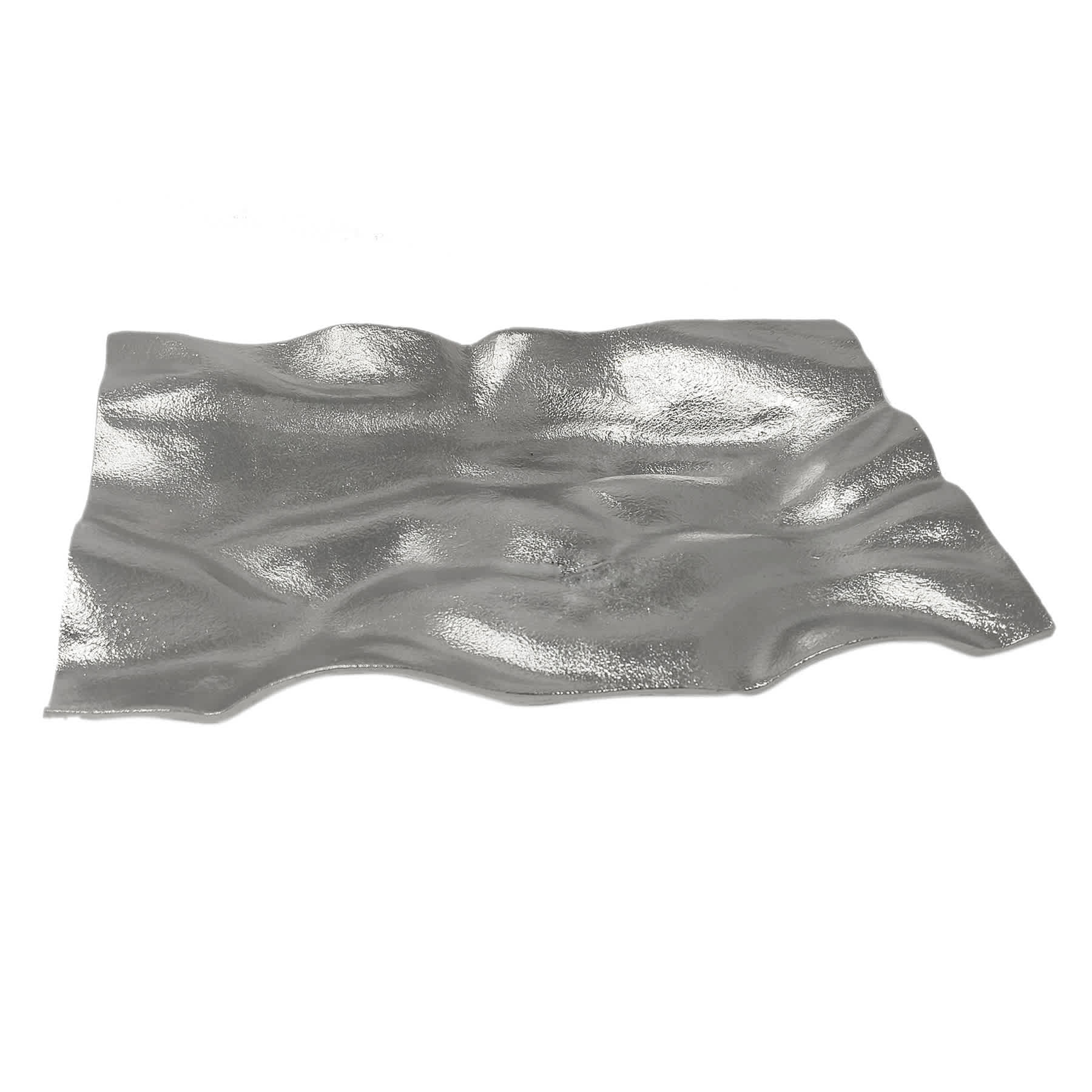 Crosby St. Silver Decorative Tray, 12"