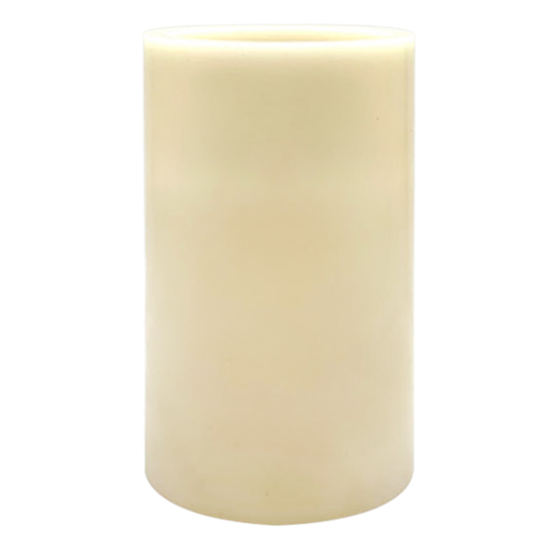 Ivory LED Flameless Pillar Candle, 5x8