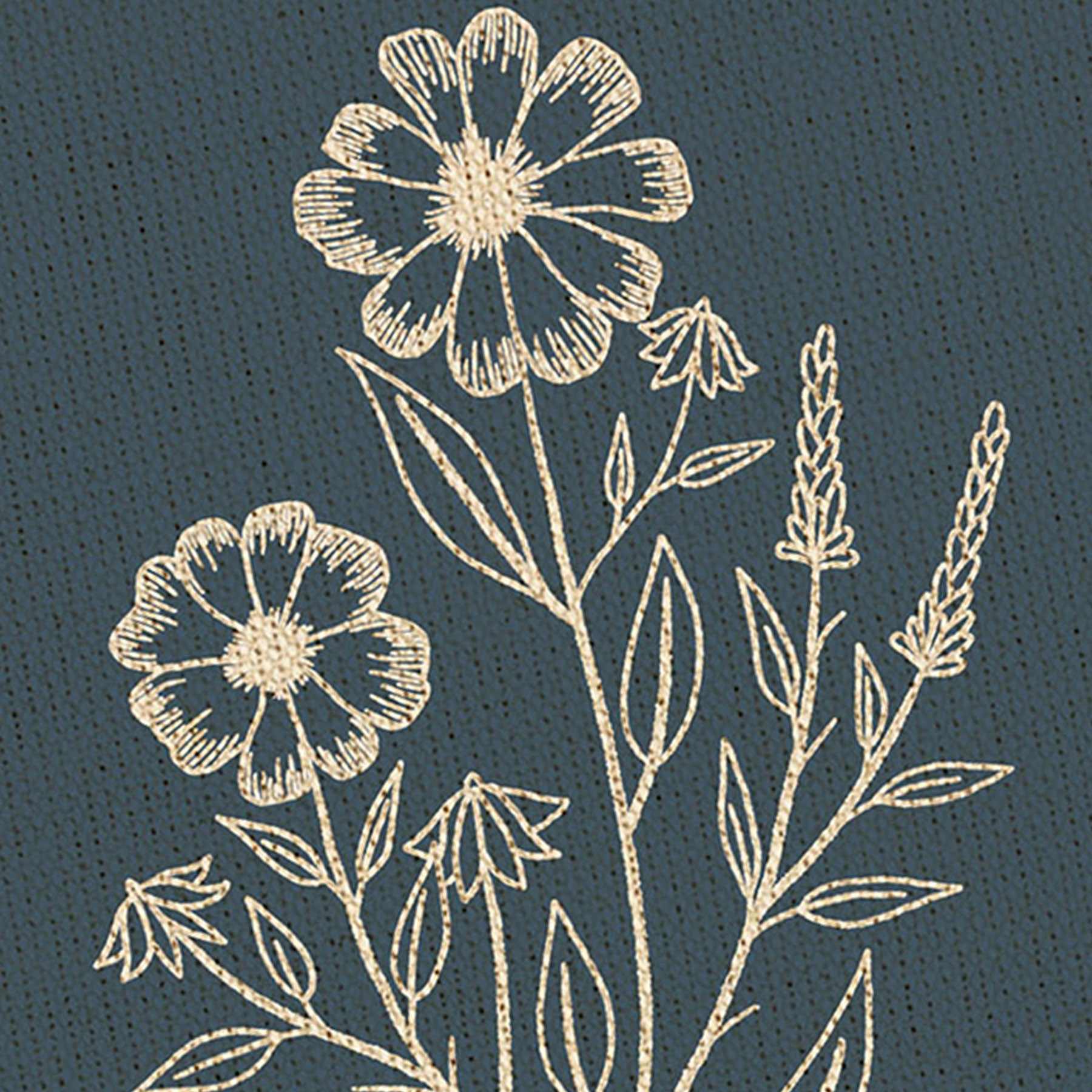 Honeybloom Flowers Framed Art, 6x8