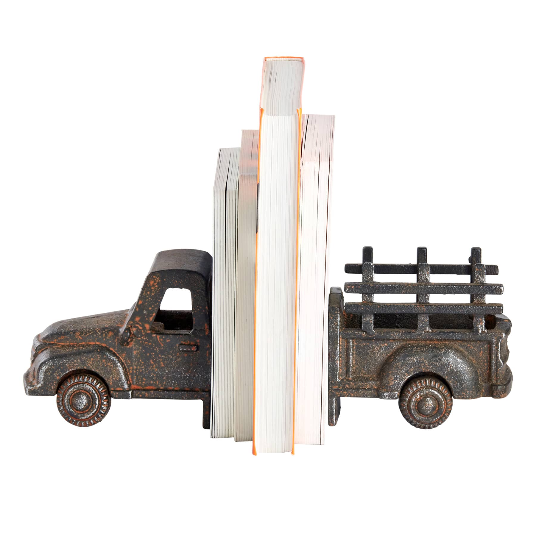 Honeybloom 2-Piece Metal Truck Bookends