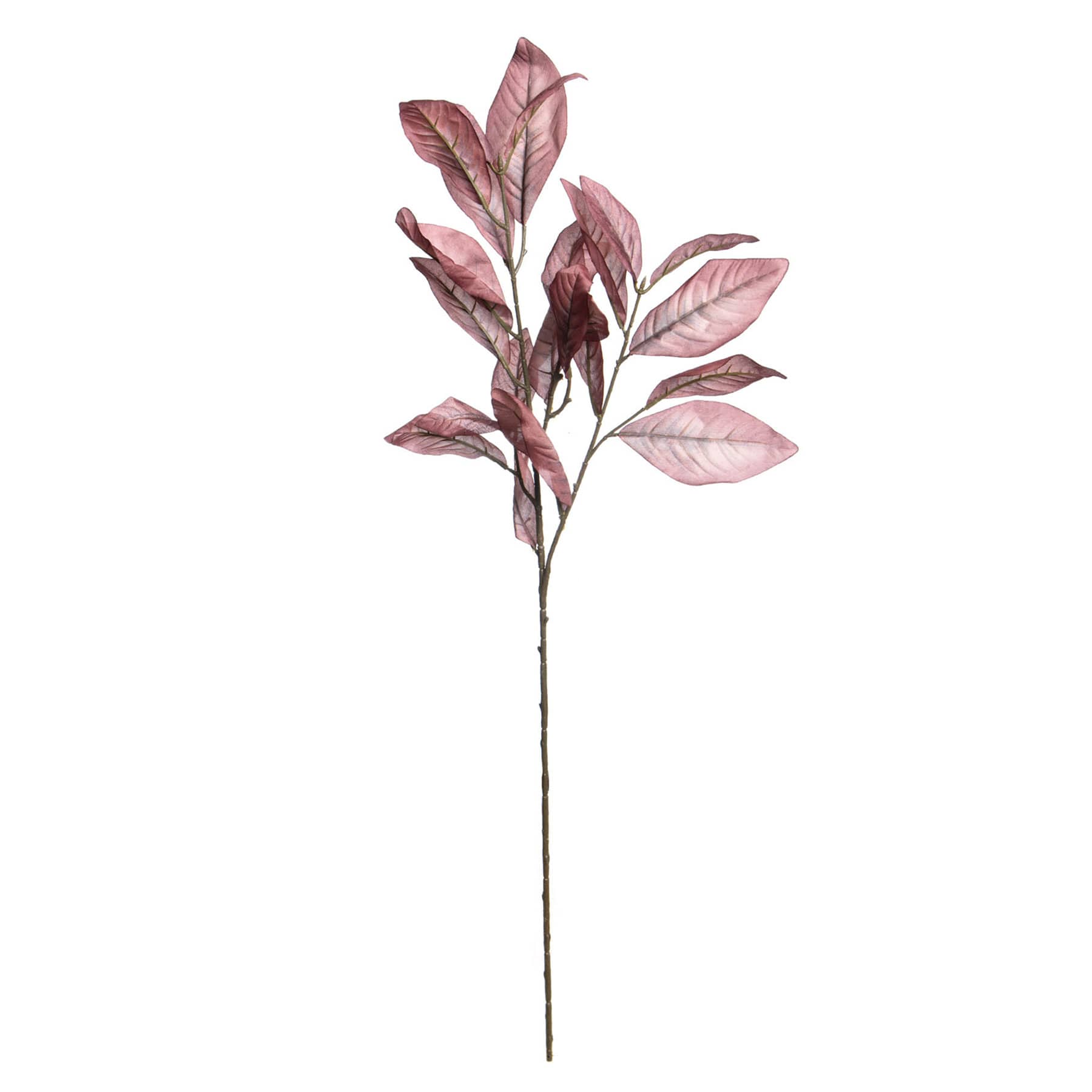 Red Magnolia Leaf Spray, 36"