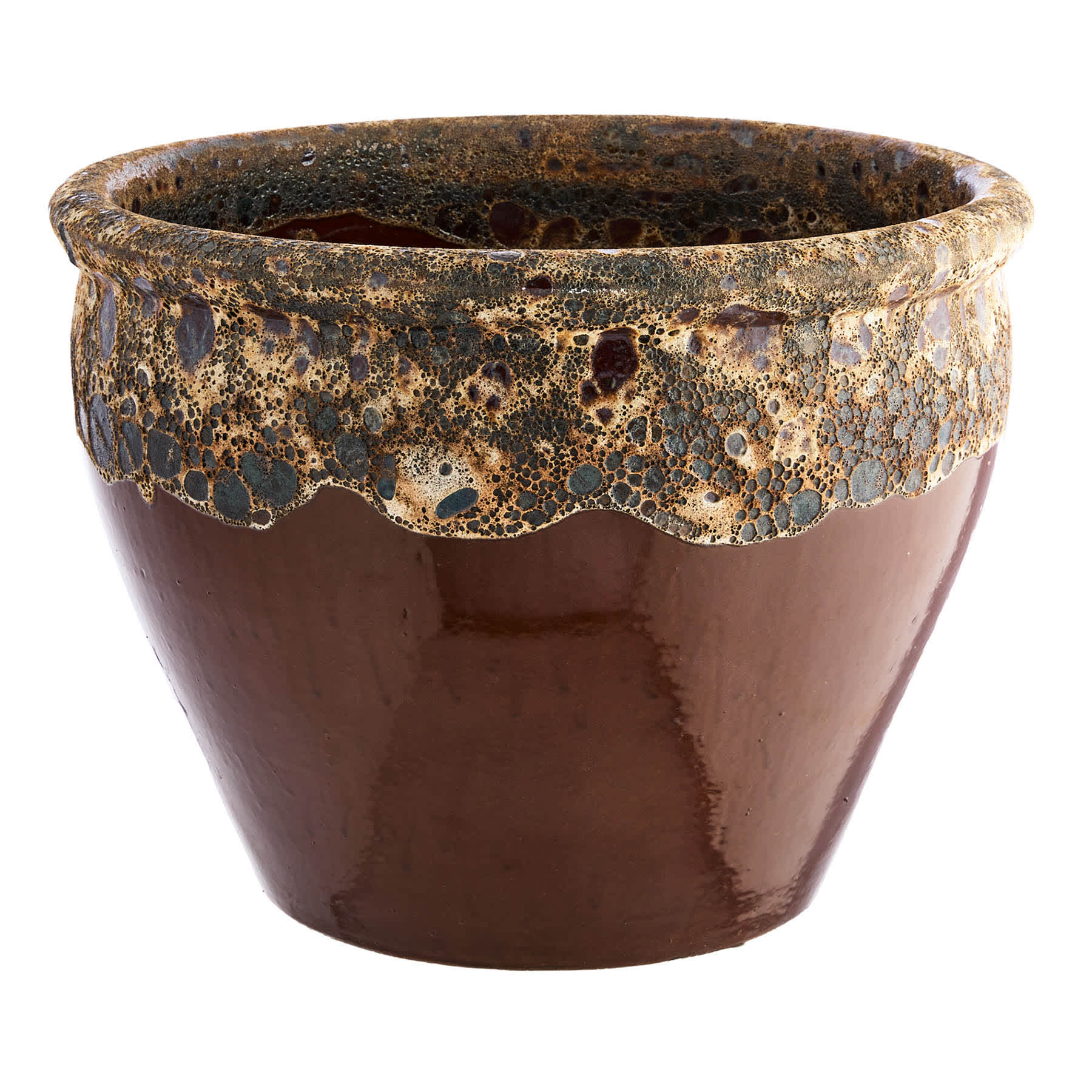 Dallas Brown Outdoor Planter, Large